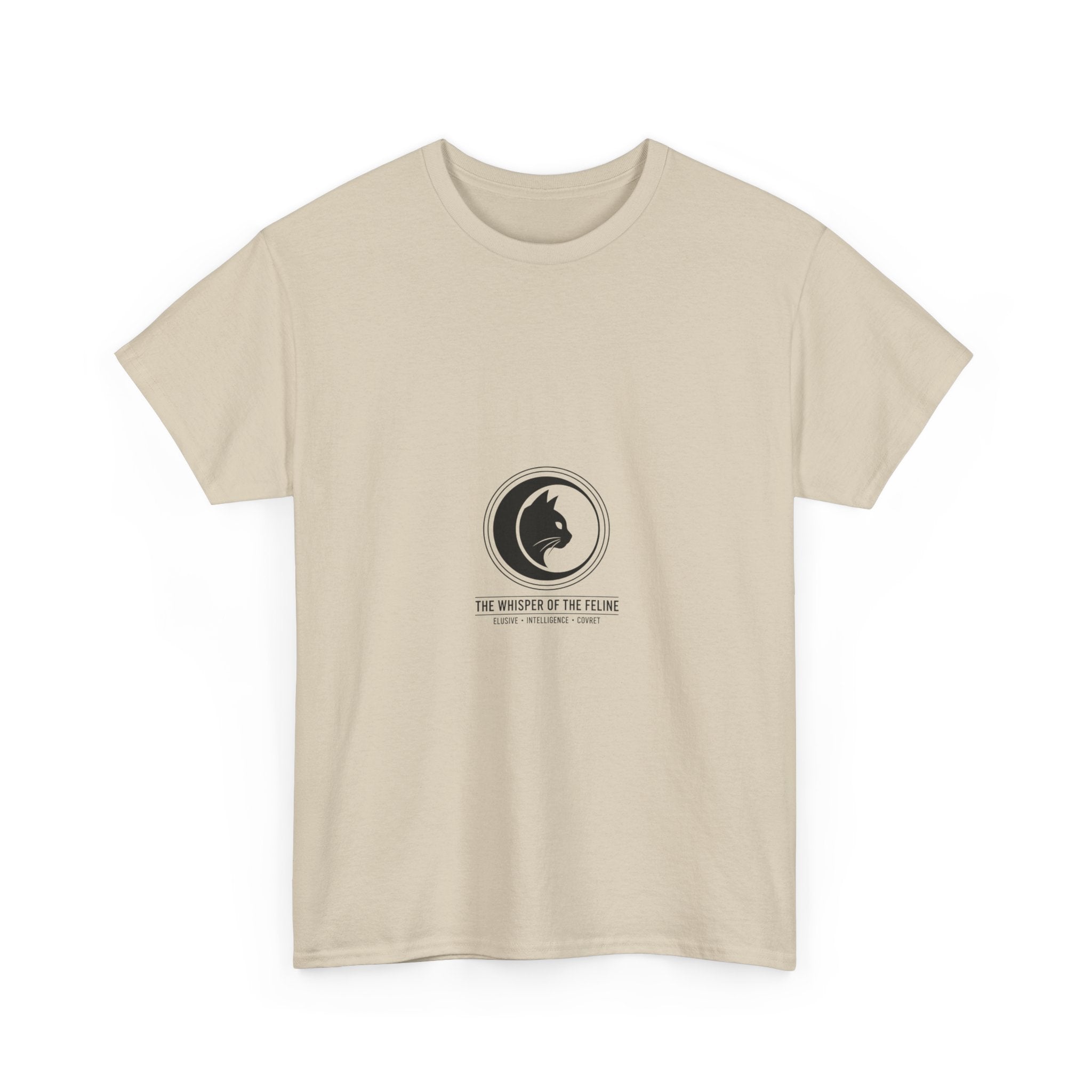 The Whisper of the Feline – Premium Cotton T-Shirt | The CatFather Edition