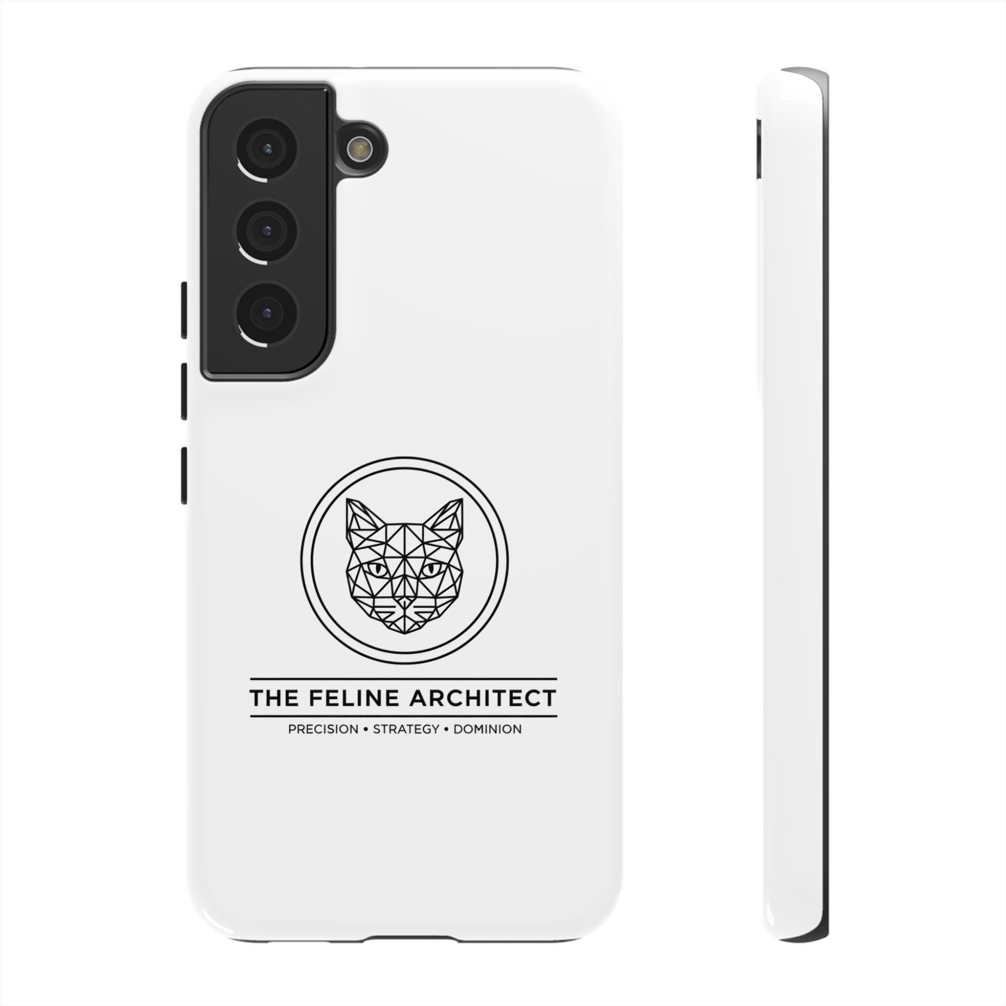 The Feline Architect Tough Case | CatFather Universe | Mastermind Edition