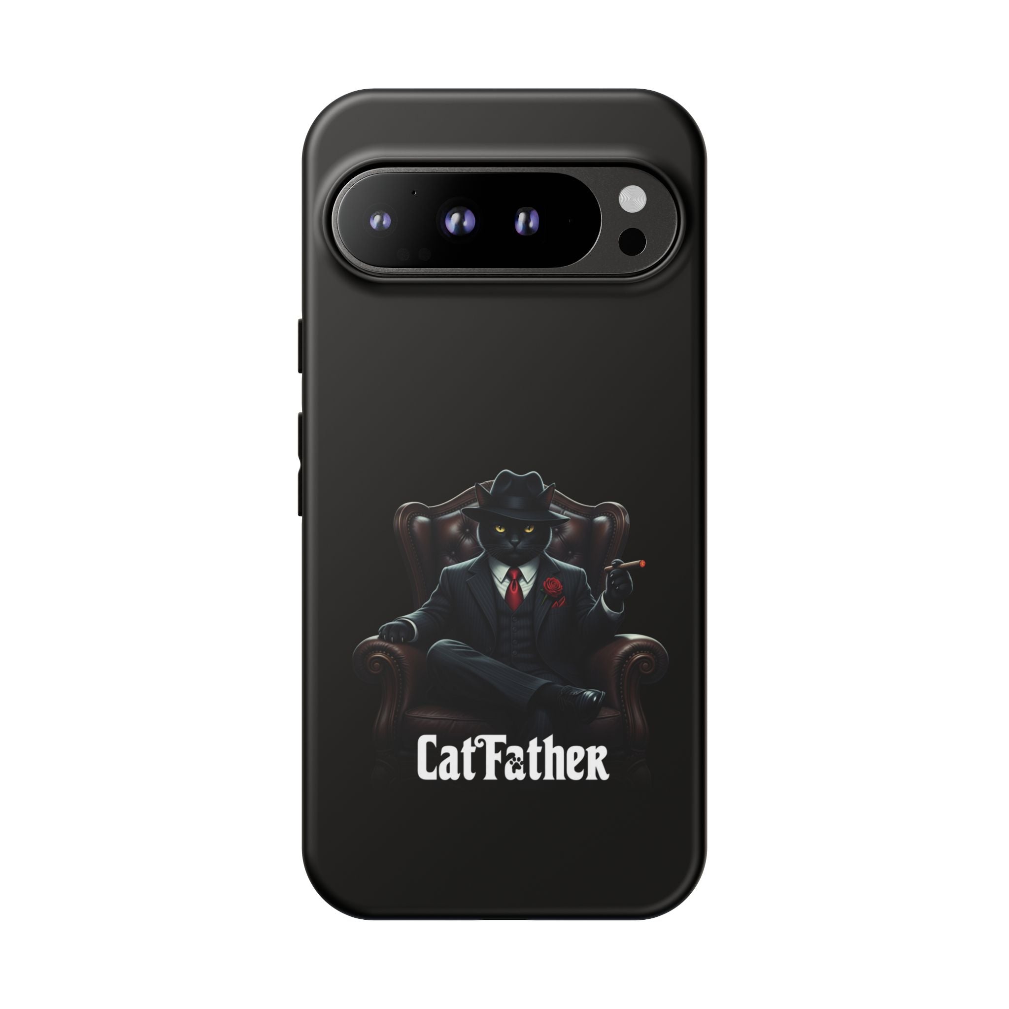 The CatFather Throne Case – Luxury Mafia Edition | Cinematic Power in Your Palm