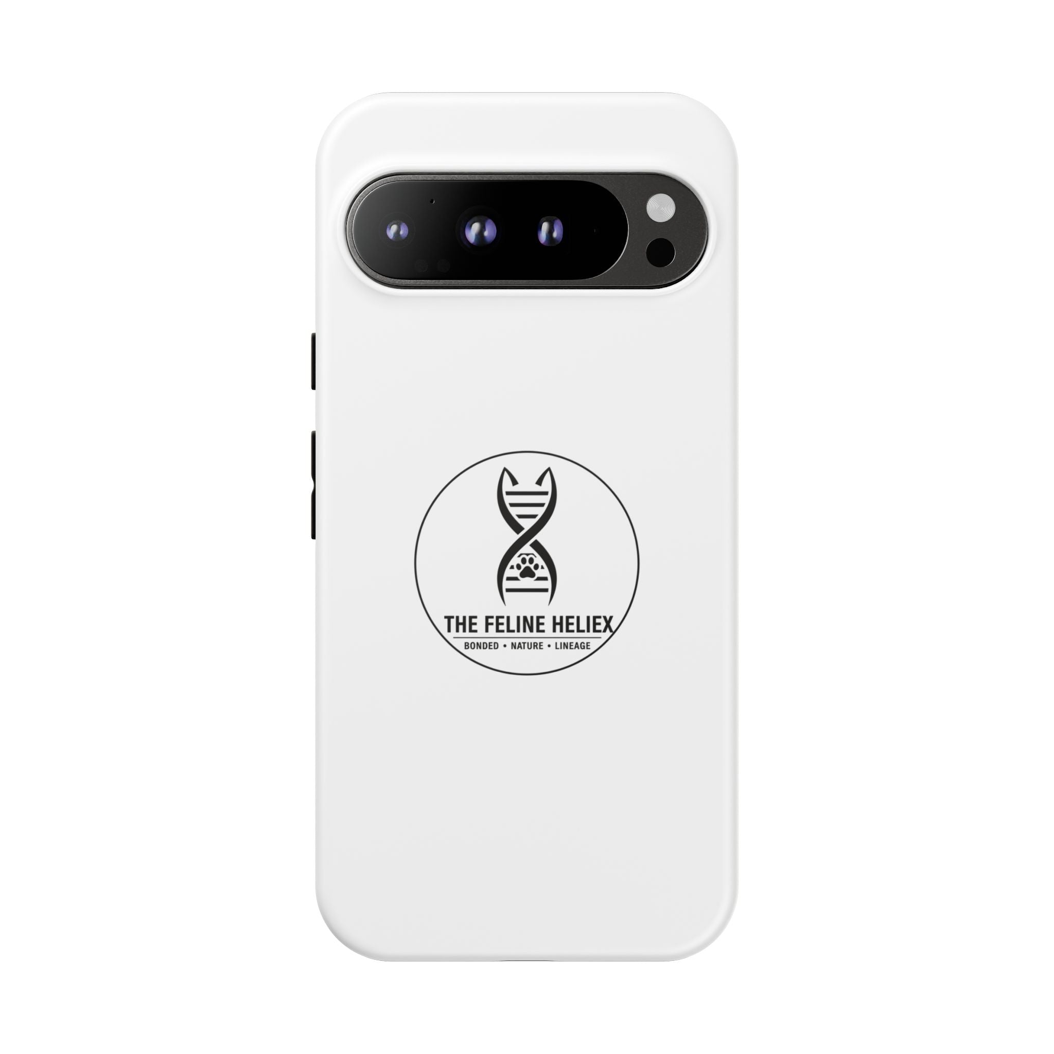 The Feline Heliex – Luxury Dual-Layer Phone Case | The CatFather Genetic Division