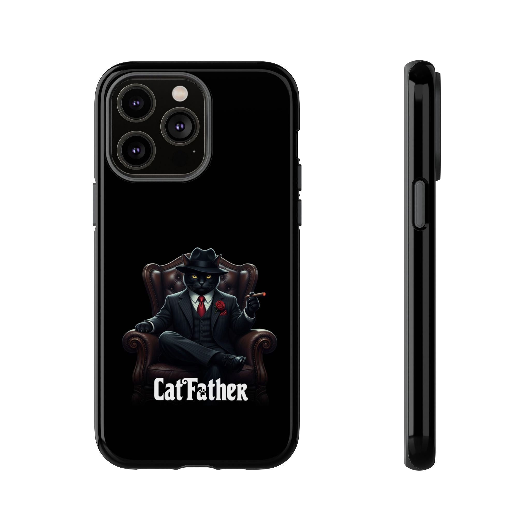 The CatFather Throne Case – Luxury Mafia Edition | Cinematic Power in Your Palm