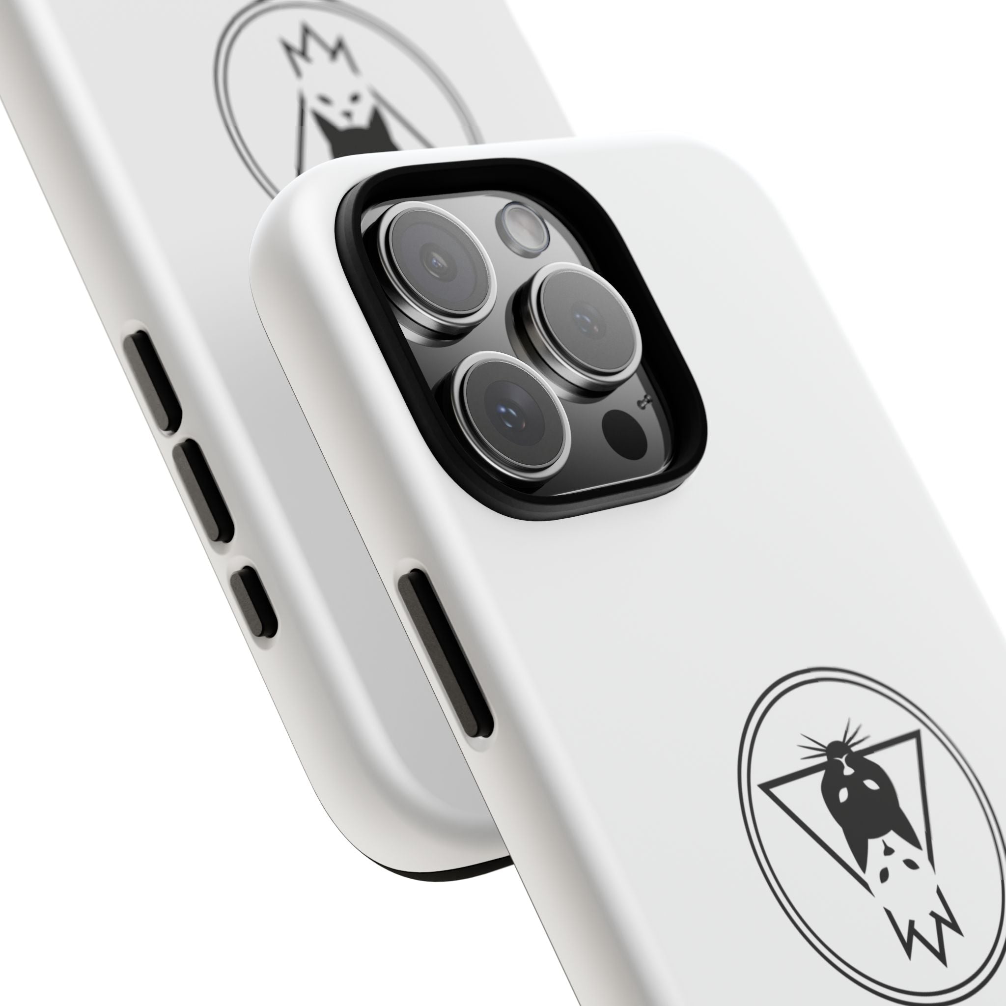 The Reflected Feline Nexus – Luxury Phone Case | The CatFather Collection