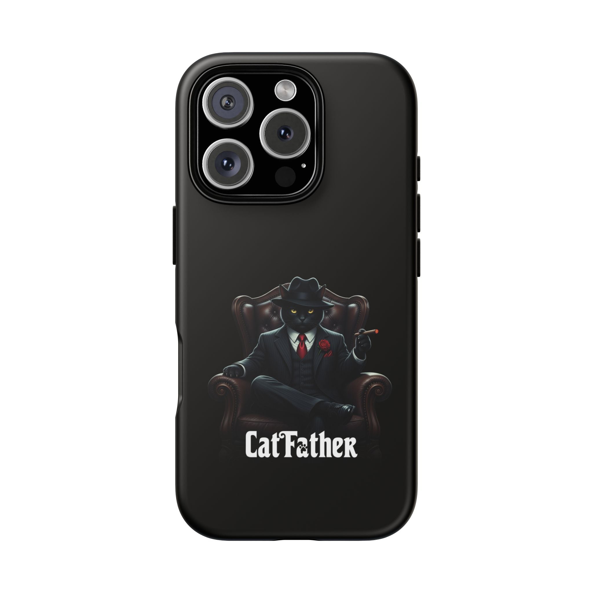 The CatFather Throne Case – Luxury Mafia Edition | Cinematic Power in Your Palm