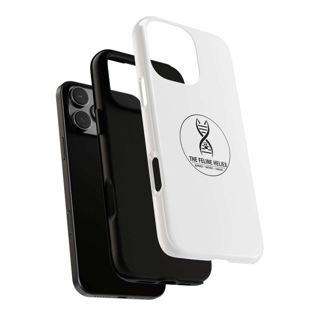 The Feline Heliex – Luxury Dual-Layer Phone Case | The CatFather Genetic Division