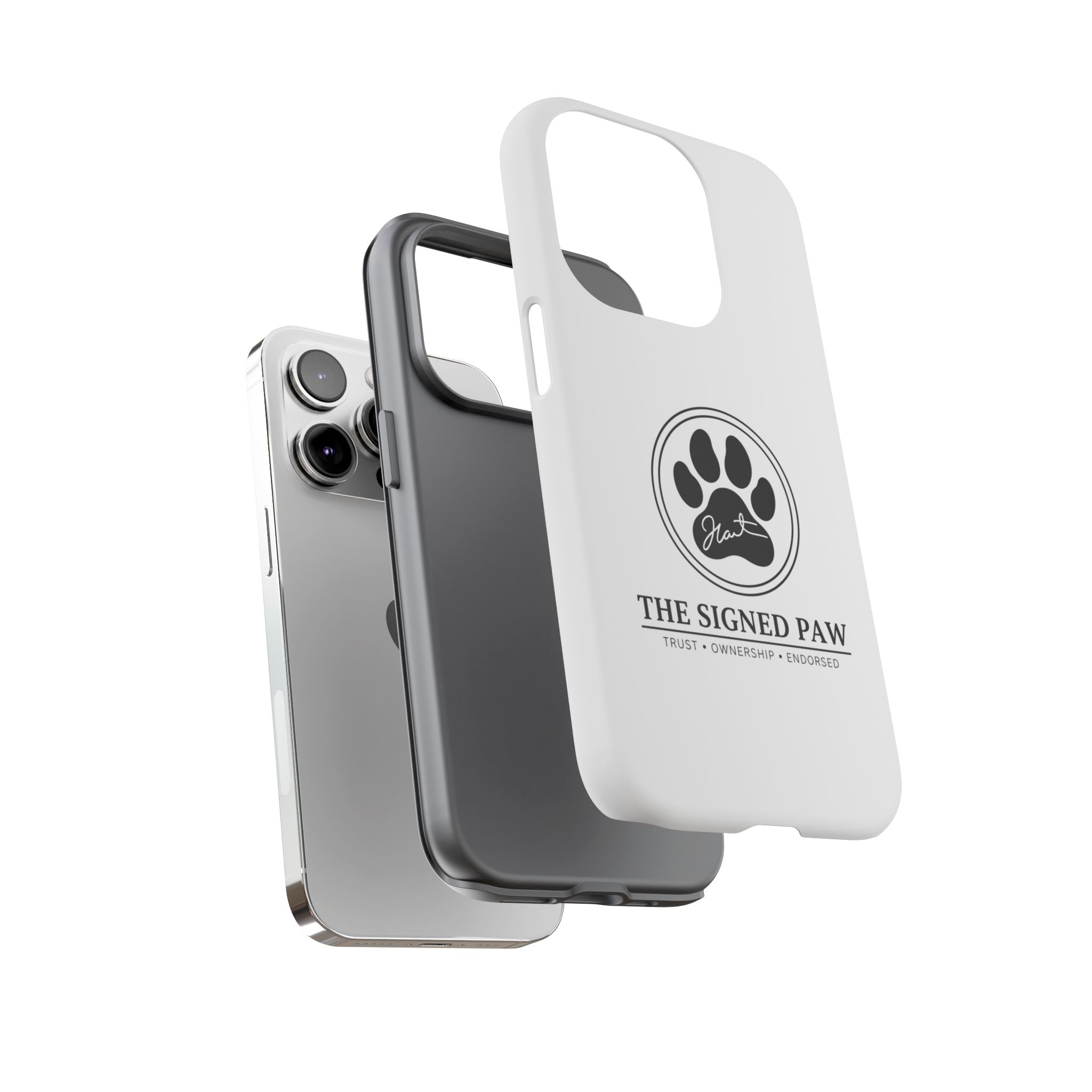 The Signed Paw – Premium Phone Case | CatFather Universe | Luxury Protective Cover