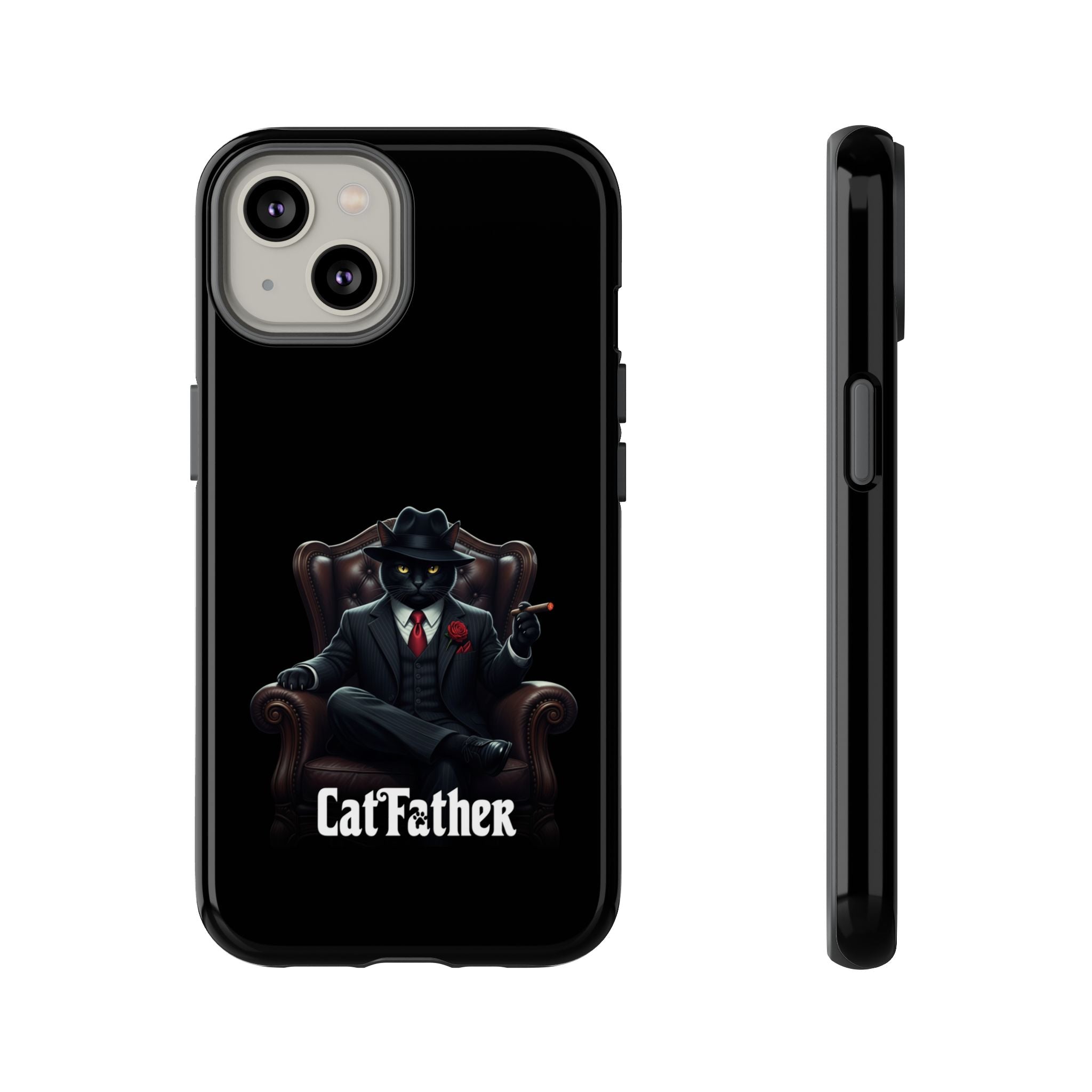 The CatFather Throne Case – Luxury Mafia Edition | Cinematic Power in Your Palm