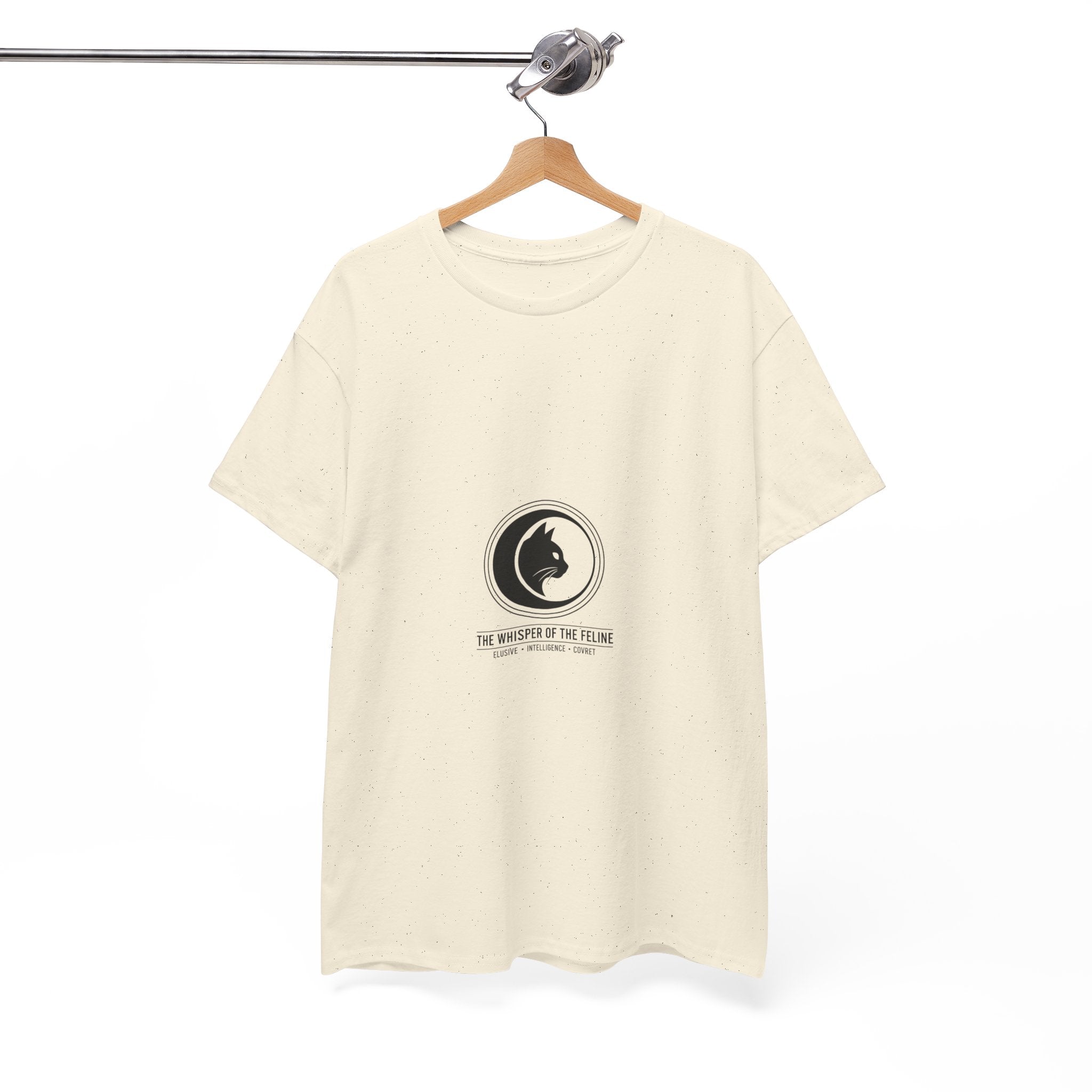 The Whisper of the Feline – Premium Cotton T-Shirt | The CatFather Edition