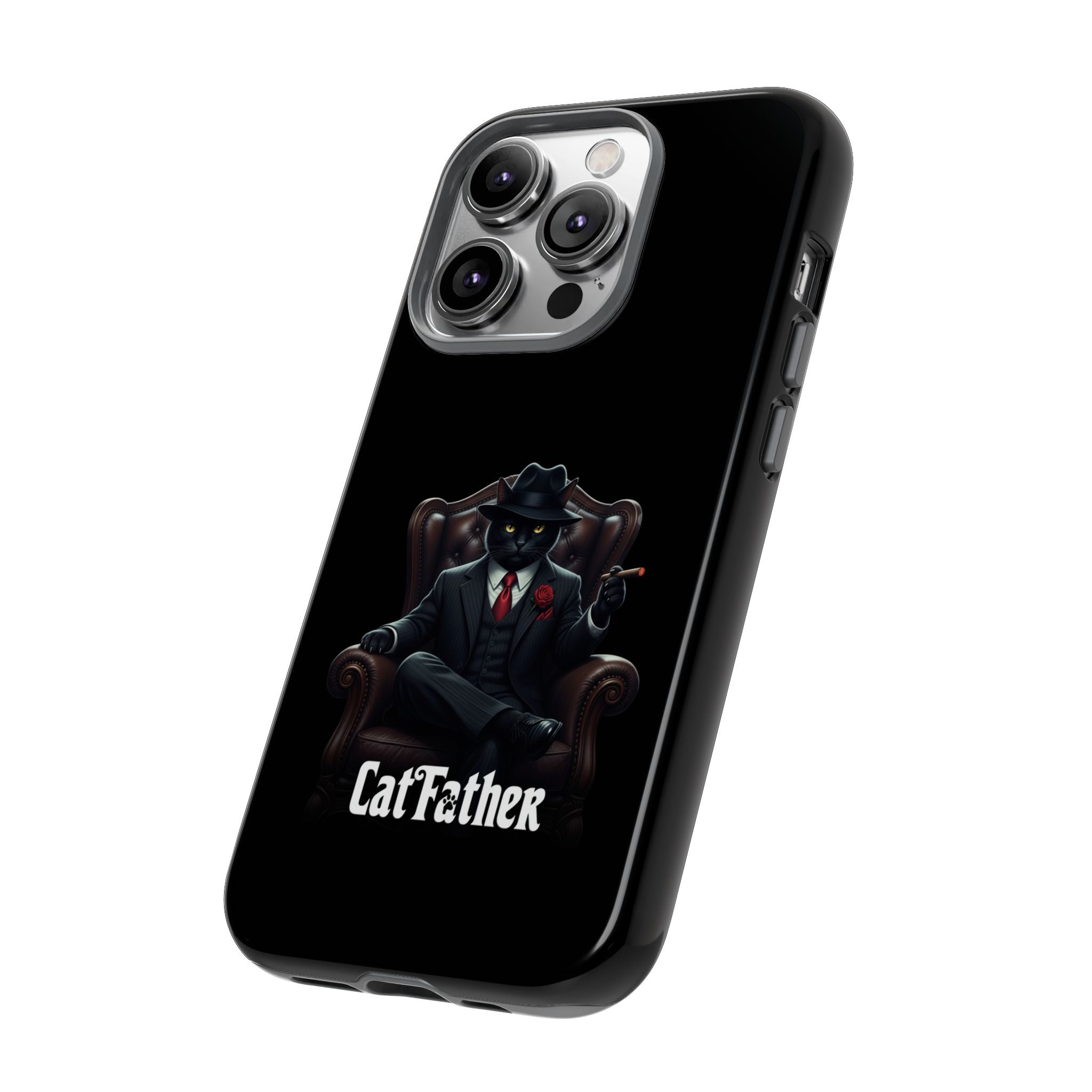 The CatFather Throne Case – Luxury Mafia Edition | Cinematic Power in Your Palm