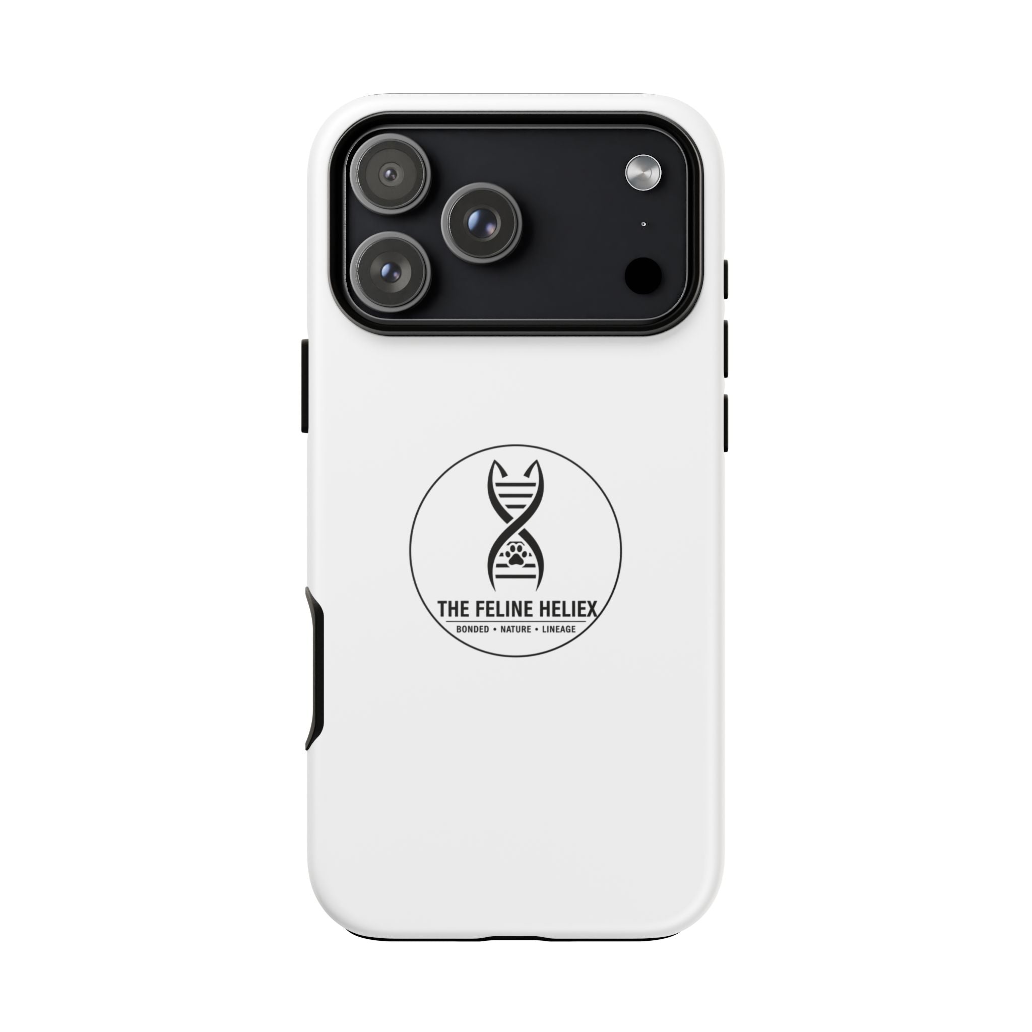 The Feline Heliex – Luxury Dual-Layer Phone Case | The CatFather Genetic Division