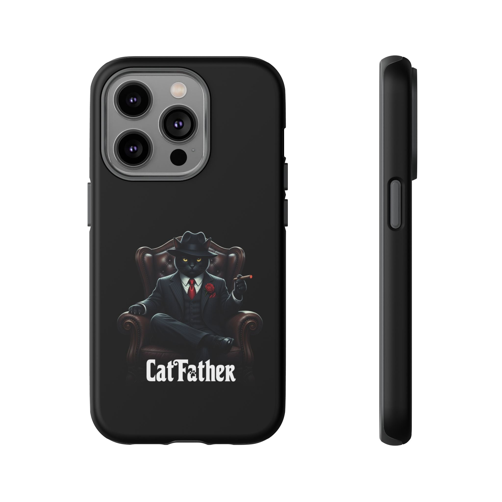 The CatFather Throne Case – Luxury Mafia Edition | Cinematic Power in Your Palm