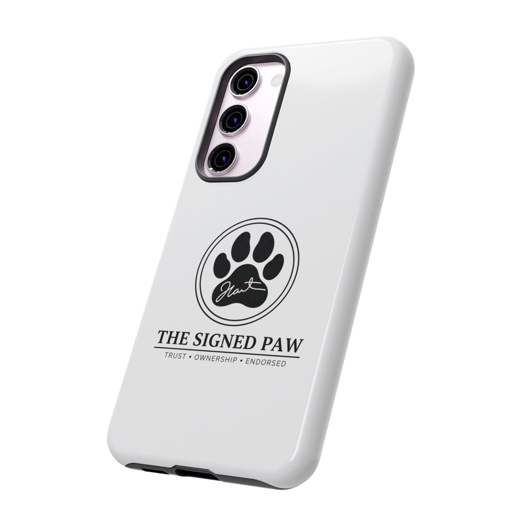 The Signed Paw – Premium Phone Case | CatFather Universe | Luxury Protective Cover