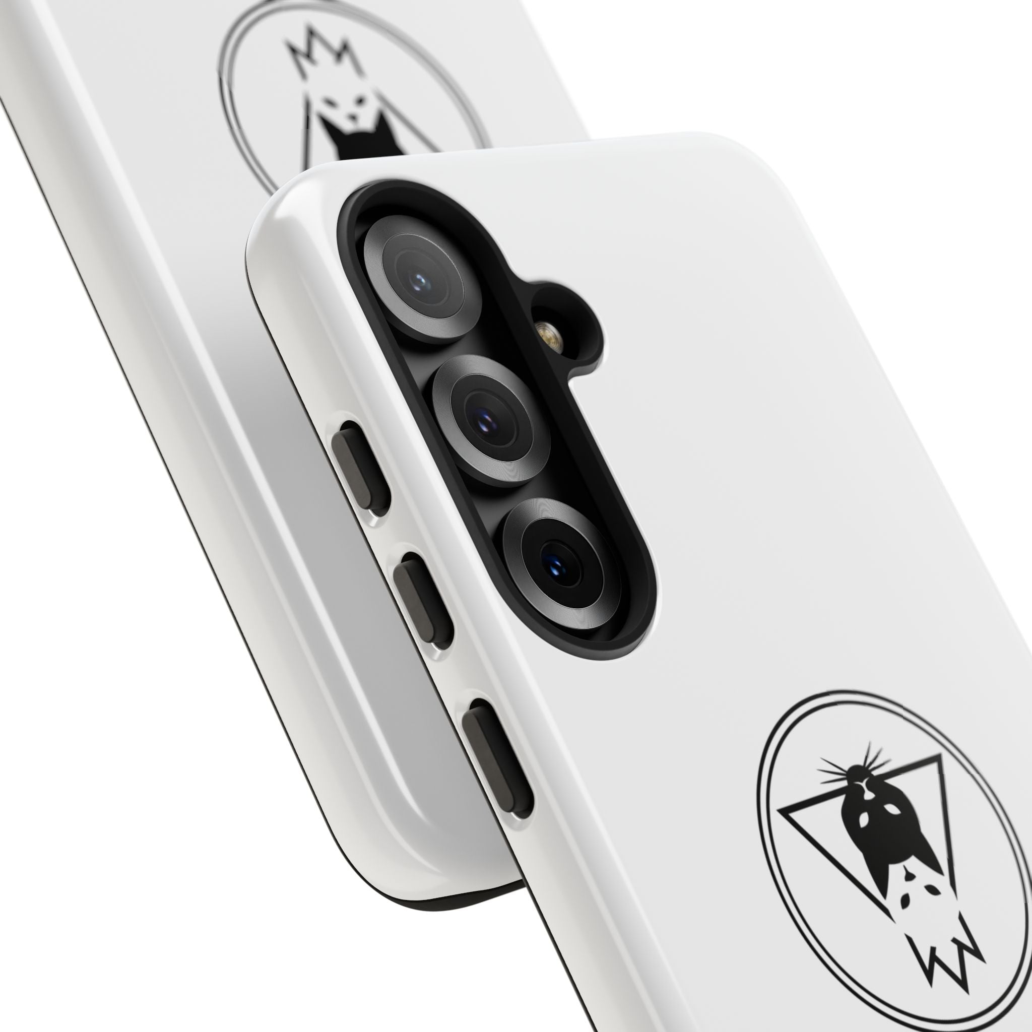 The Reflected Feline Nexus – Luxury Phone Case | The CatFather Collection