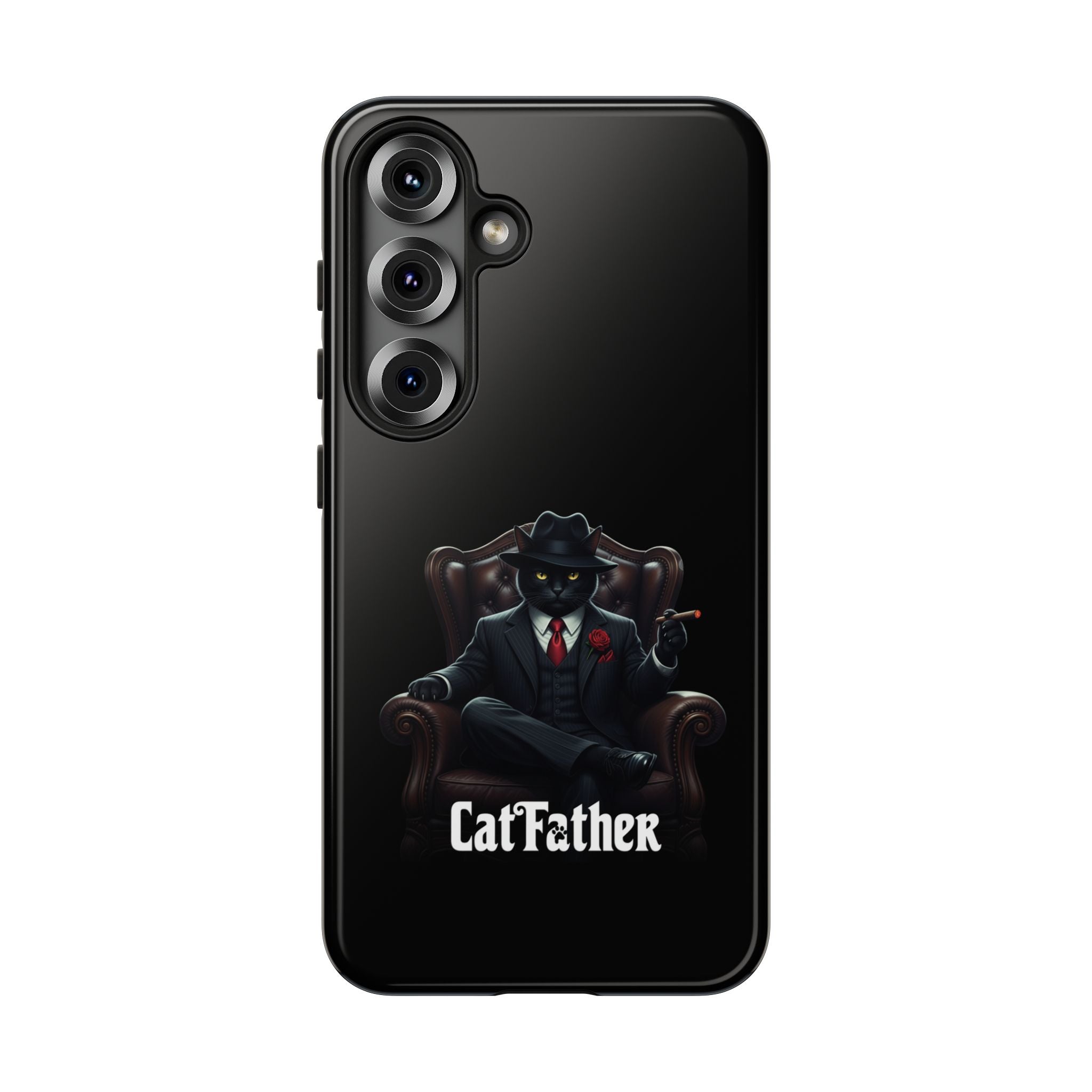 The CatFather Throne Case – Luxury Mafia Edition | Cinematic Power in Your Palm