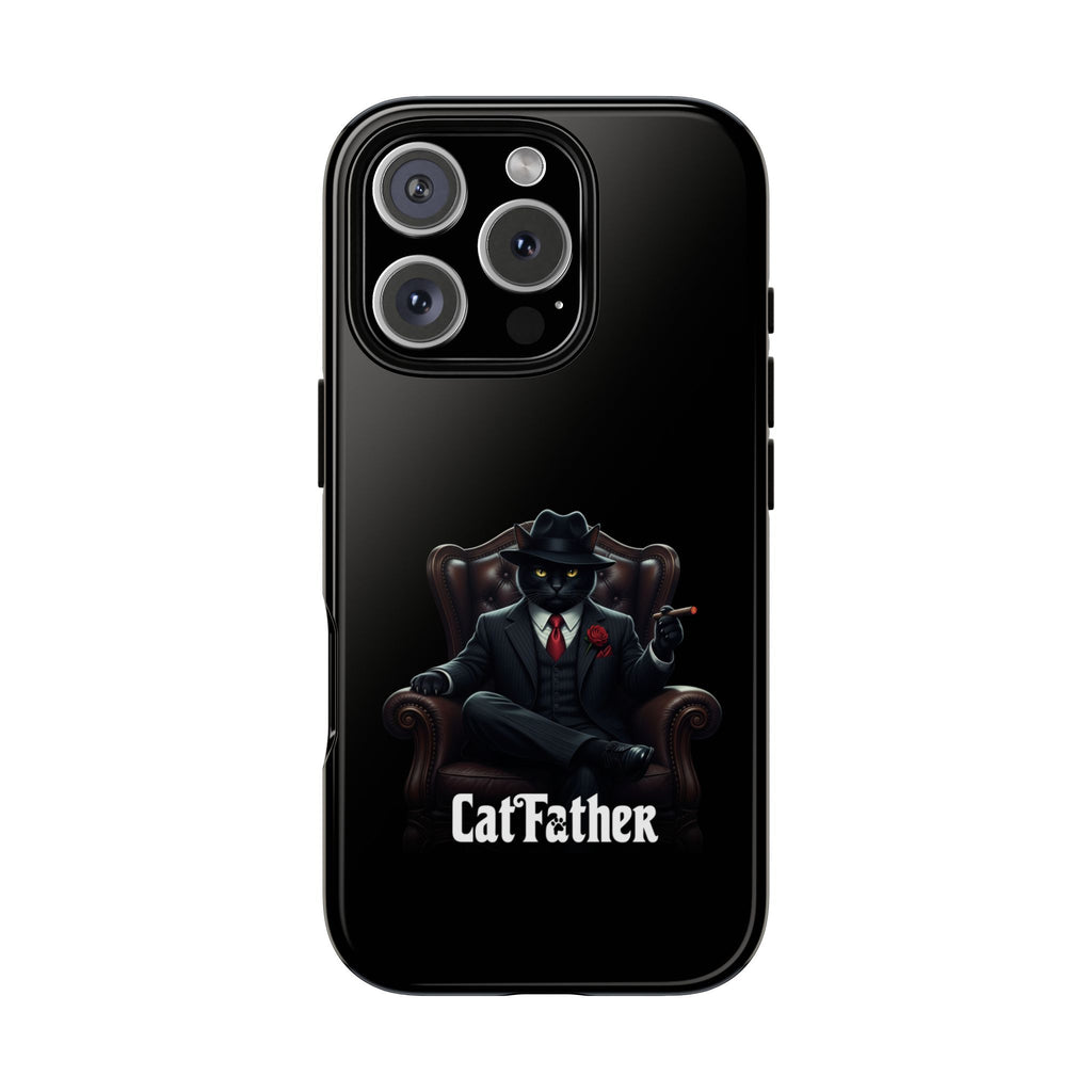 The CatFather Throne Case – Luxury Mafia Edition | Cinematic Power in Your Palm