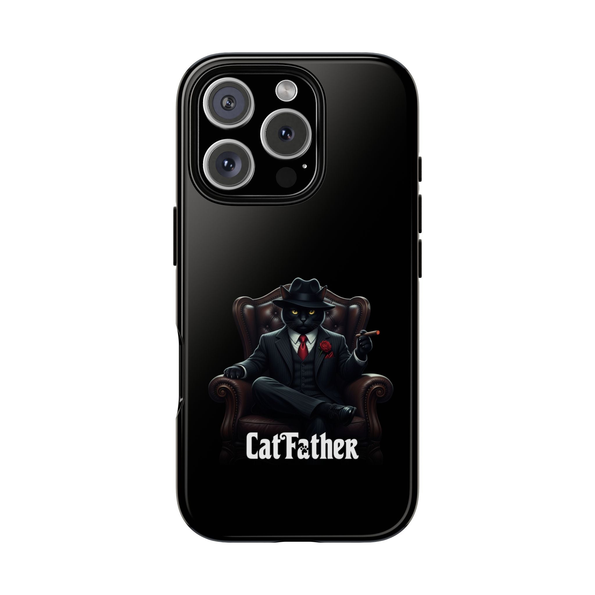 The CatFather Throne Case – Luxury Mafia Edition | Cinematic Power in Your Palm