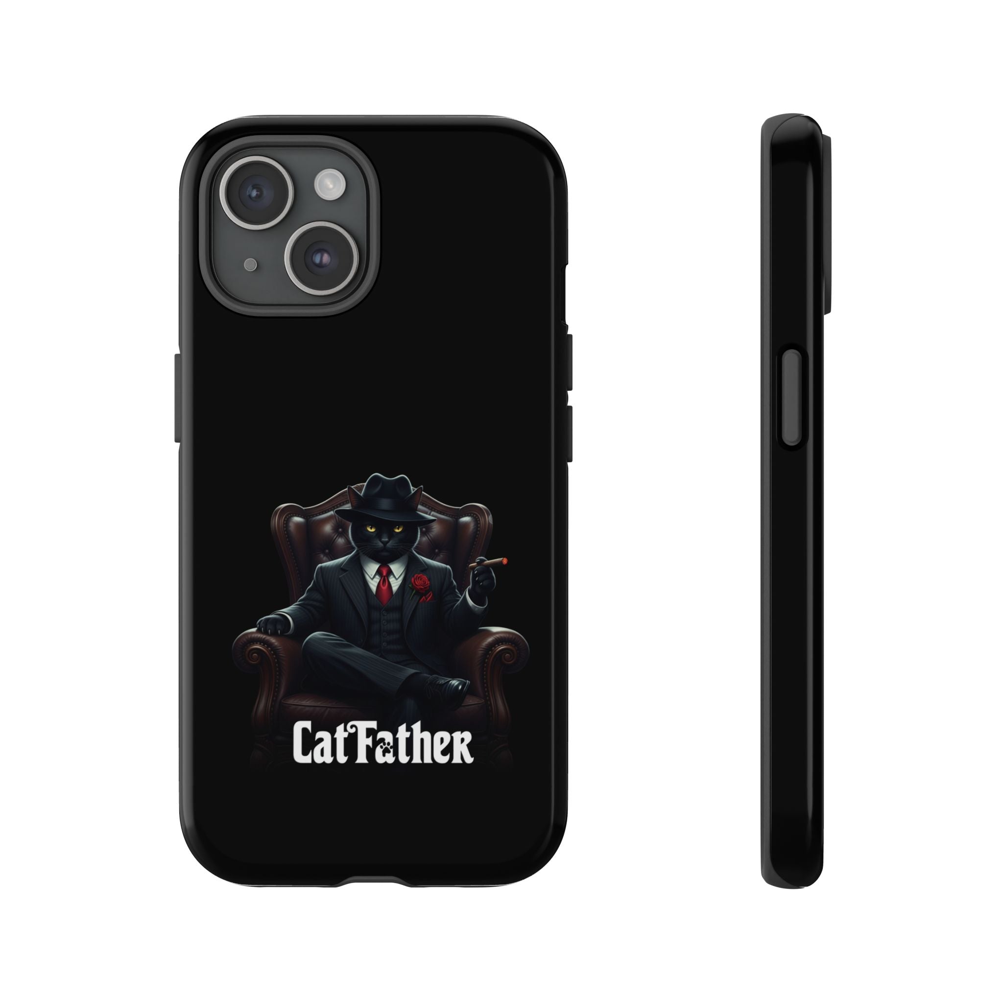 The CatFather Throne Case – Luxury Mafia Edition | Cinematic Power in Your Palm