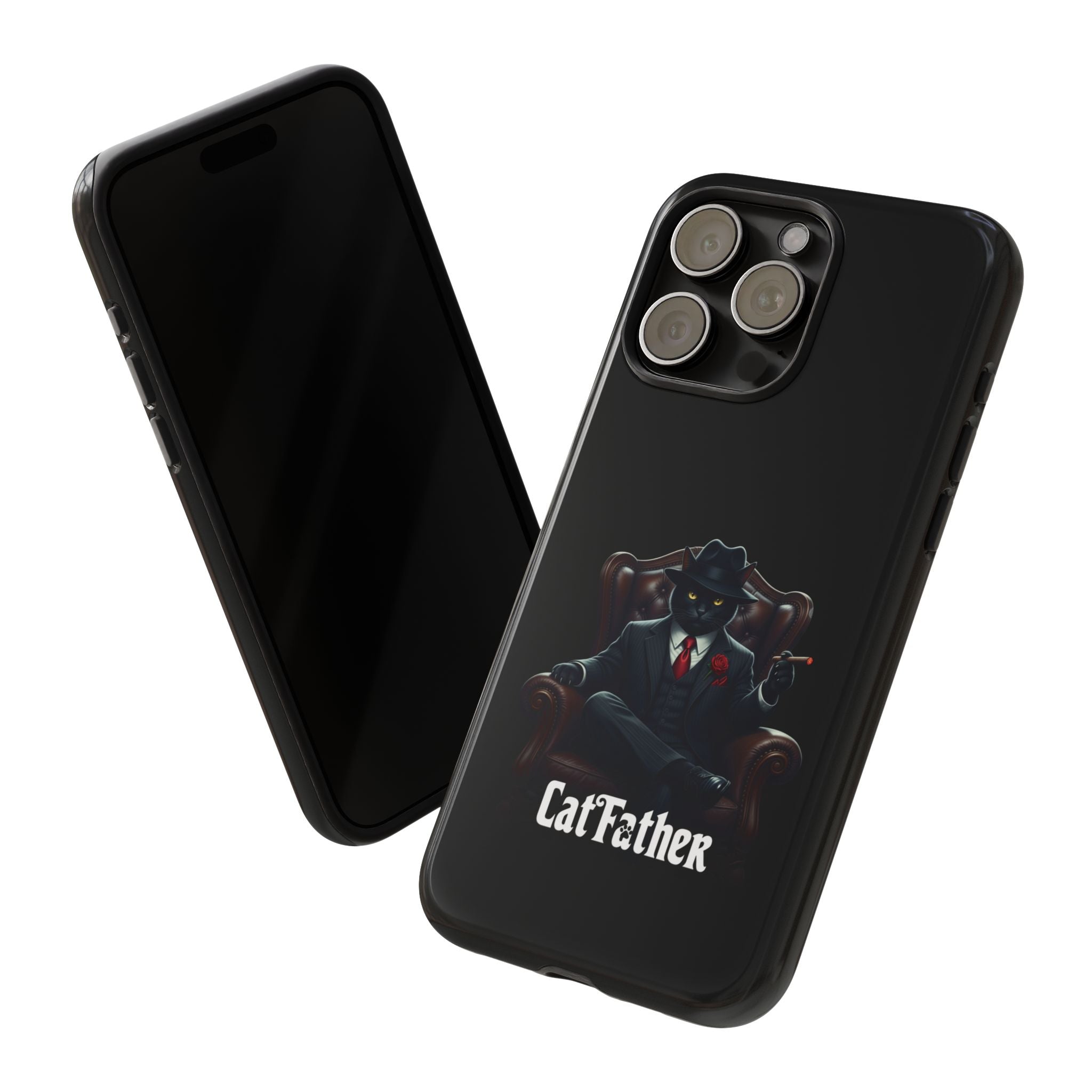 The CatFather Throne Case – Luxury Mafia Edition | Cinematic Power in Your Palm
