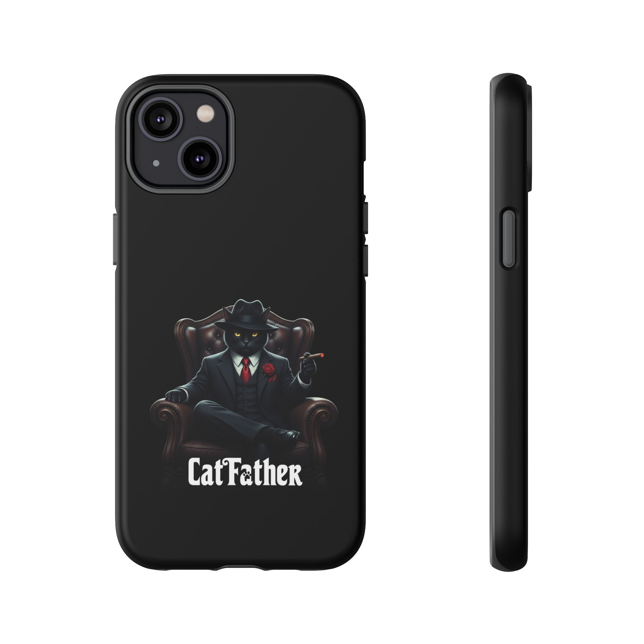 The CatFather Throne Case – Luxury Mafia Edition | Cinematic Power in Your Palm