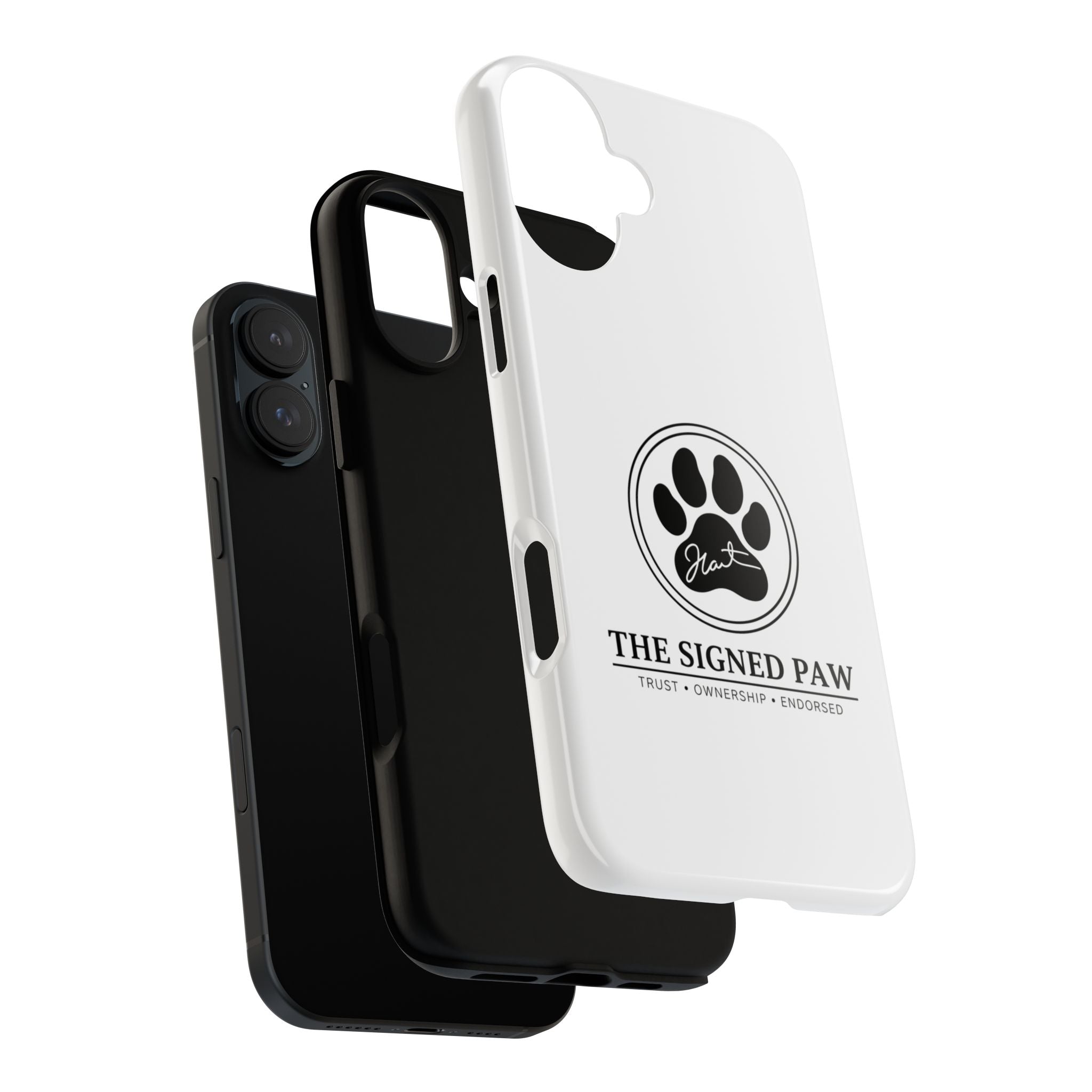 The Signed Paw – Premium Phone Case | CatFather Universe | Luxury Protective Cover