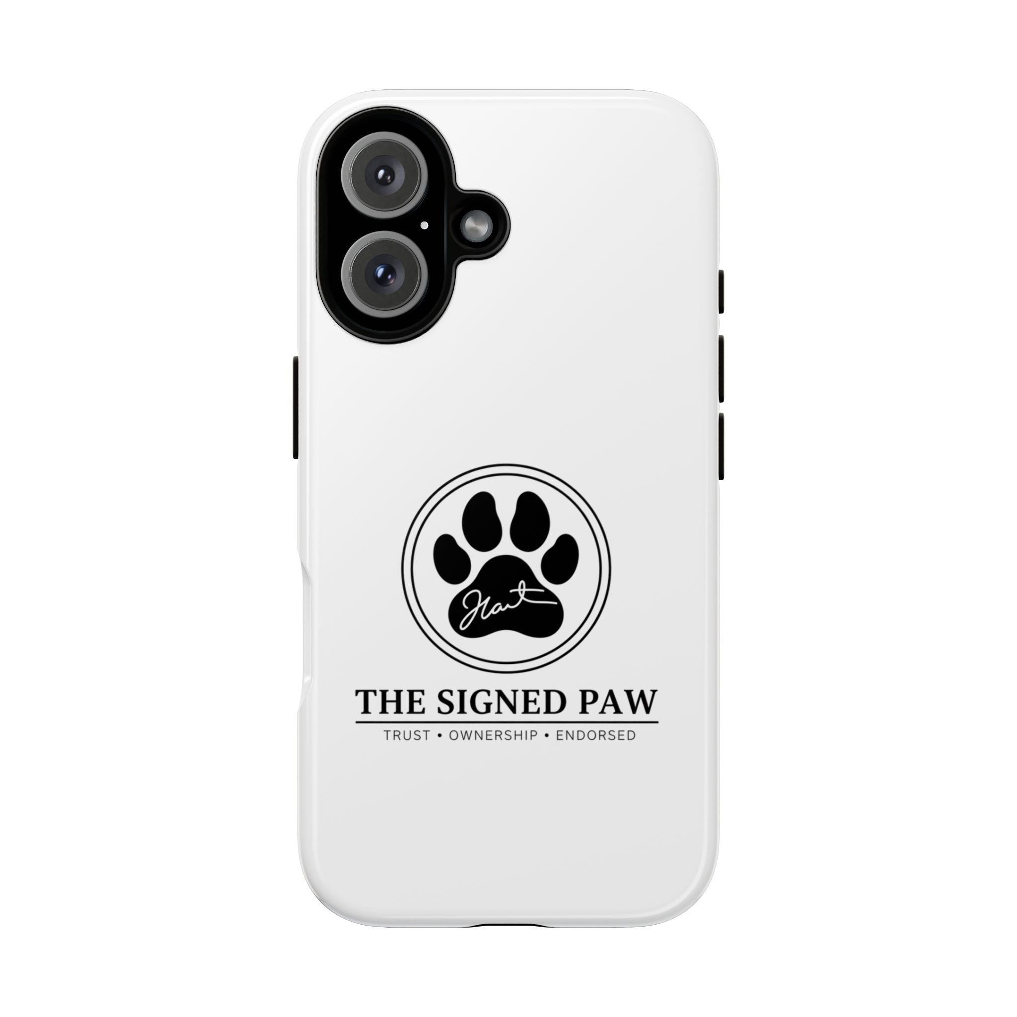 The Signed Paw – Premium Phone Case | CatFather Universe | Luxury Protective Cover