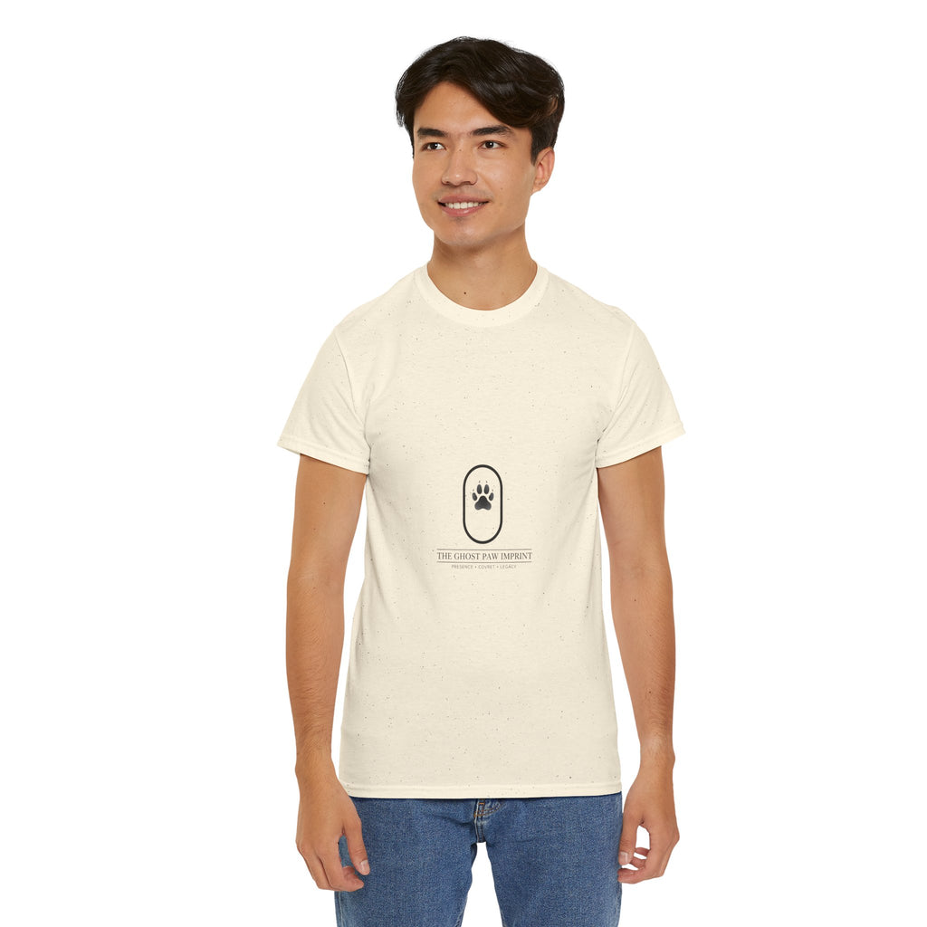 The Ghost Paw Imprint – Unisex Heavy Cotton Tee | The CatFather Legacy Collection