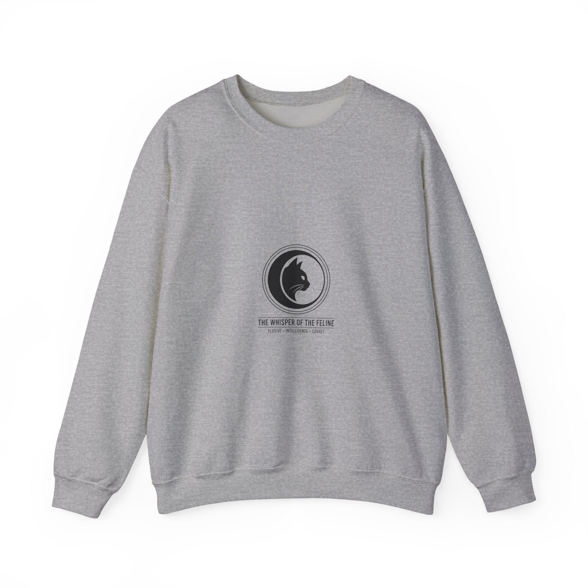The Whisper of the Feline – Luxury Crewneck Sweatshirt | The CatFather Edition