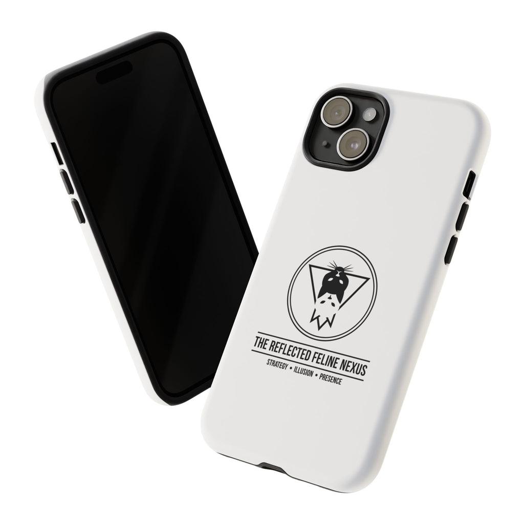 The Reflected Feline Nexus – Luxury Phone Case | The CatFather Collection
