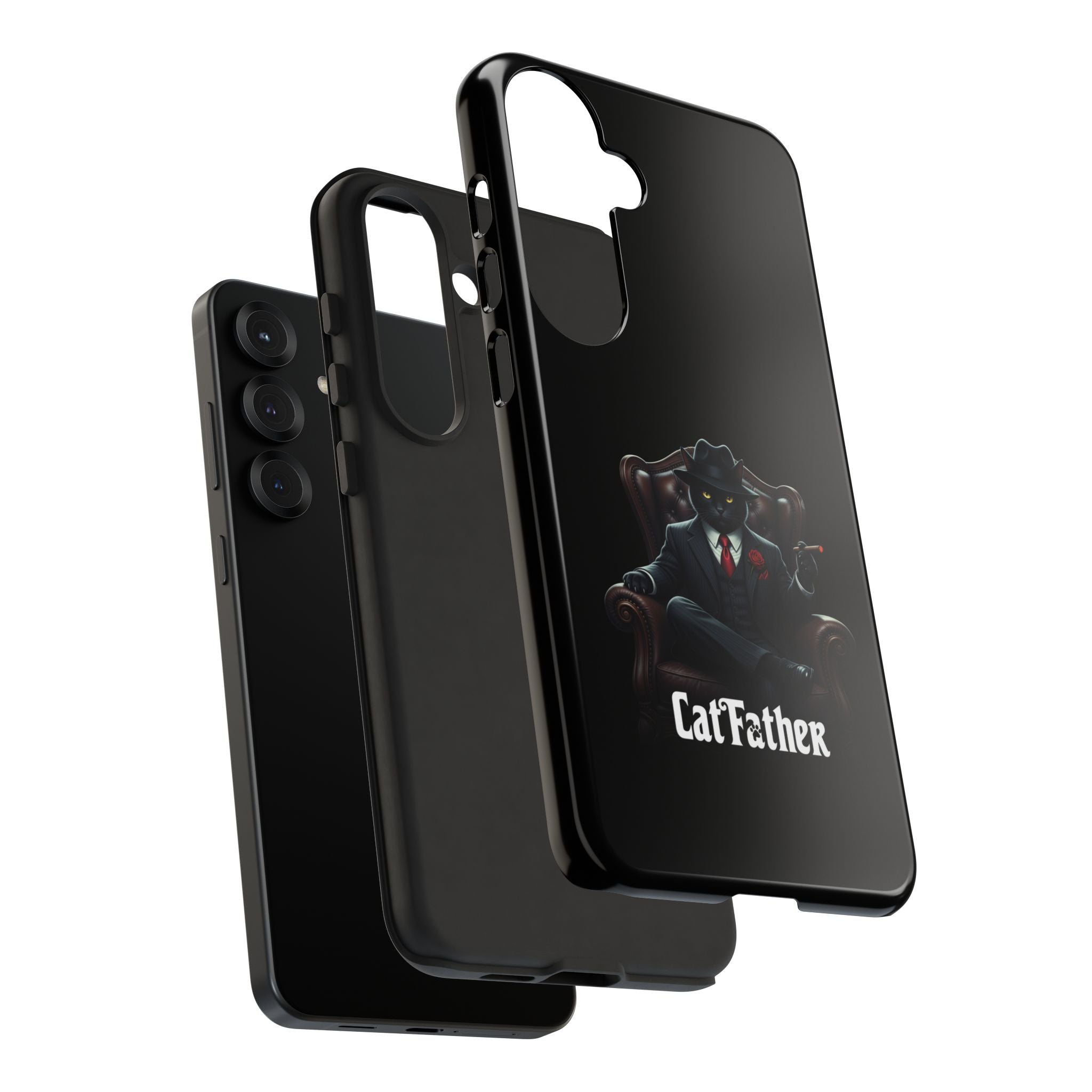 The CatFather Throne Case – Luxury Mafia Edition | Cinematic Power in Your Palm