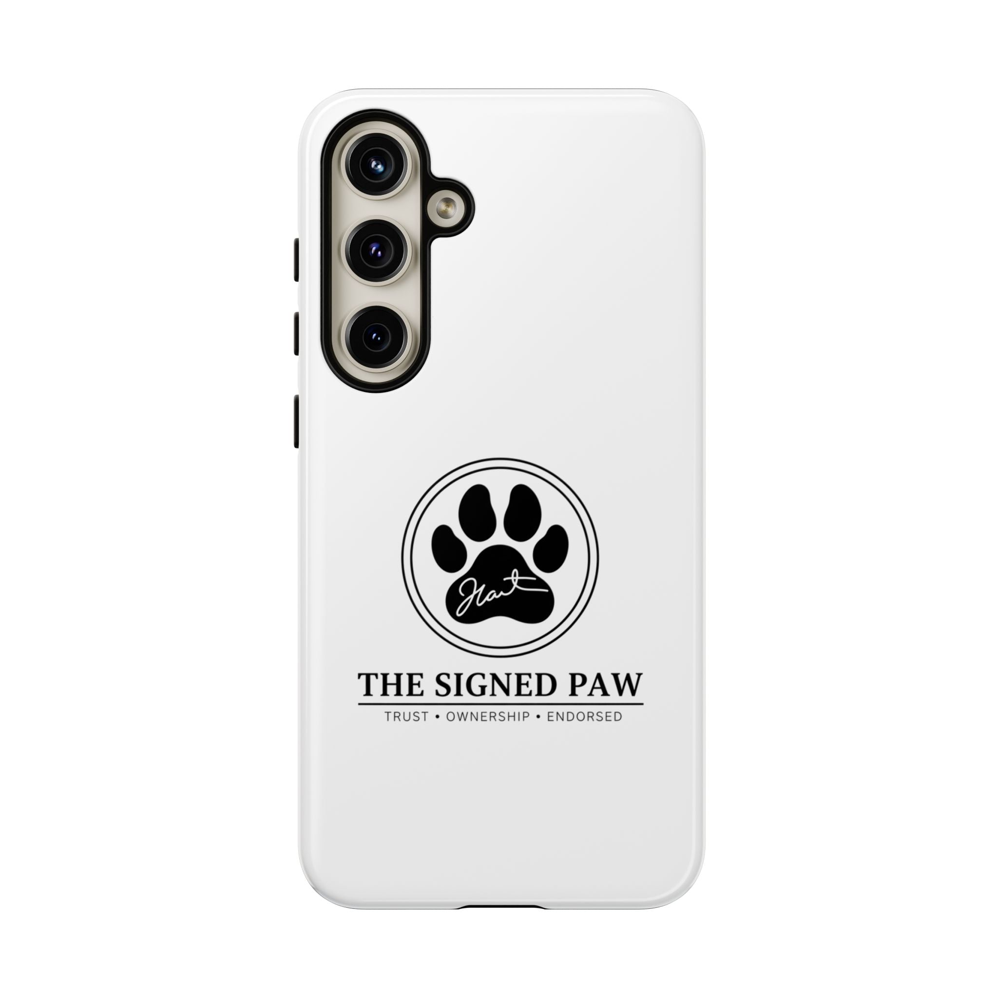The Signed Paw – Premium Phone Case | CatFather Universe | Luxury Protective Cover