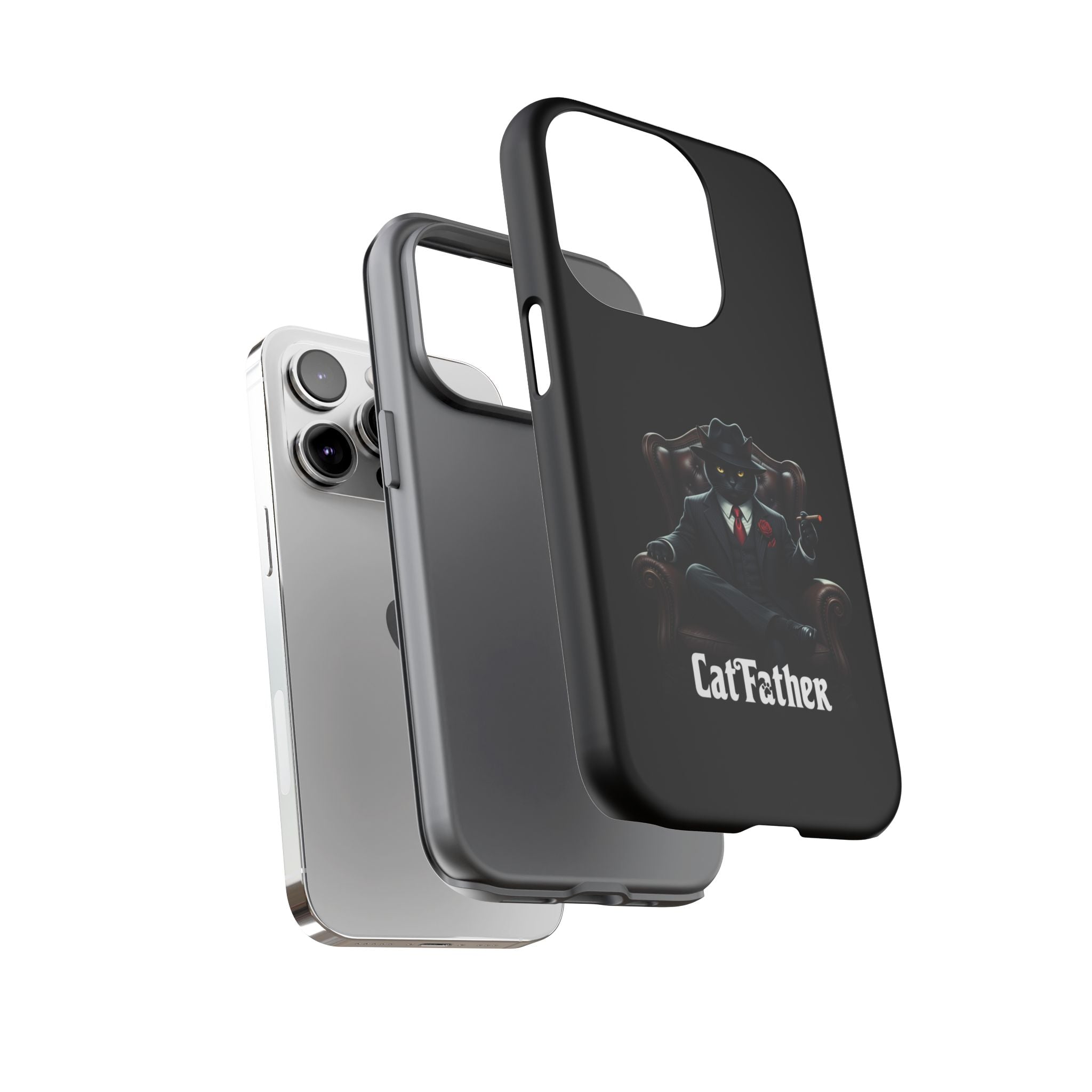 The CatFather Throne Case – Luxury Mafia Edition | Cinematic Power in Your Palm