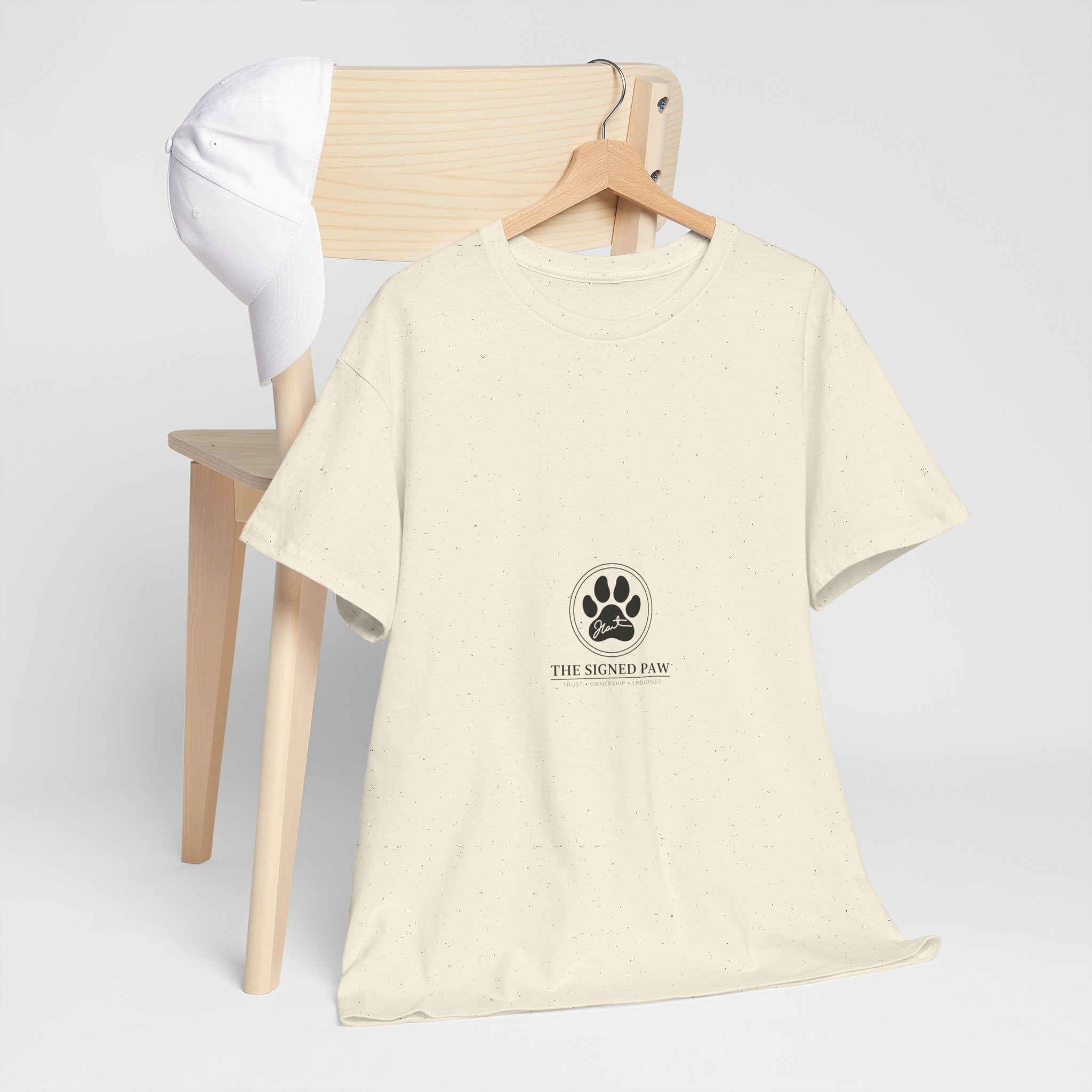The Signed Paw T-Shirt | CatFather Universe | Luxury Minimal Streetwear