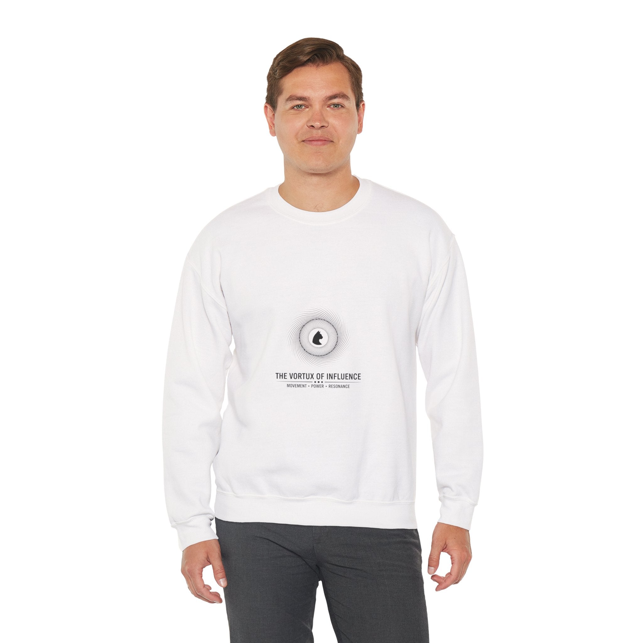 The Vortex of Influence – Unisex Crewneck Sweatshirt | The CatFather Collection