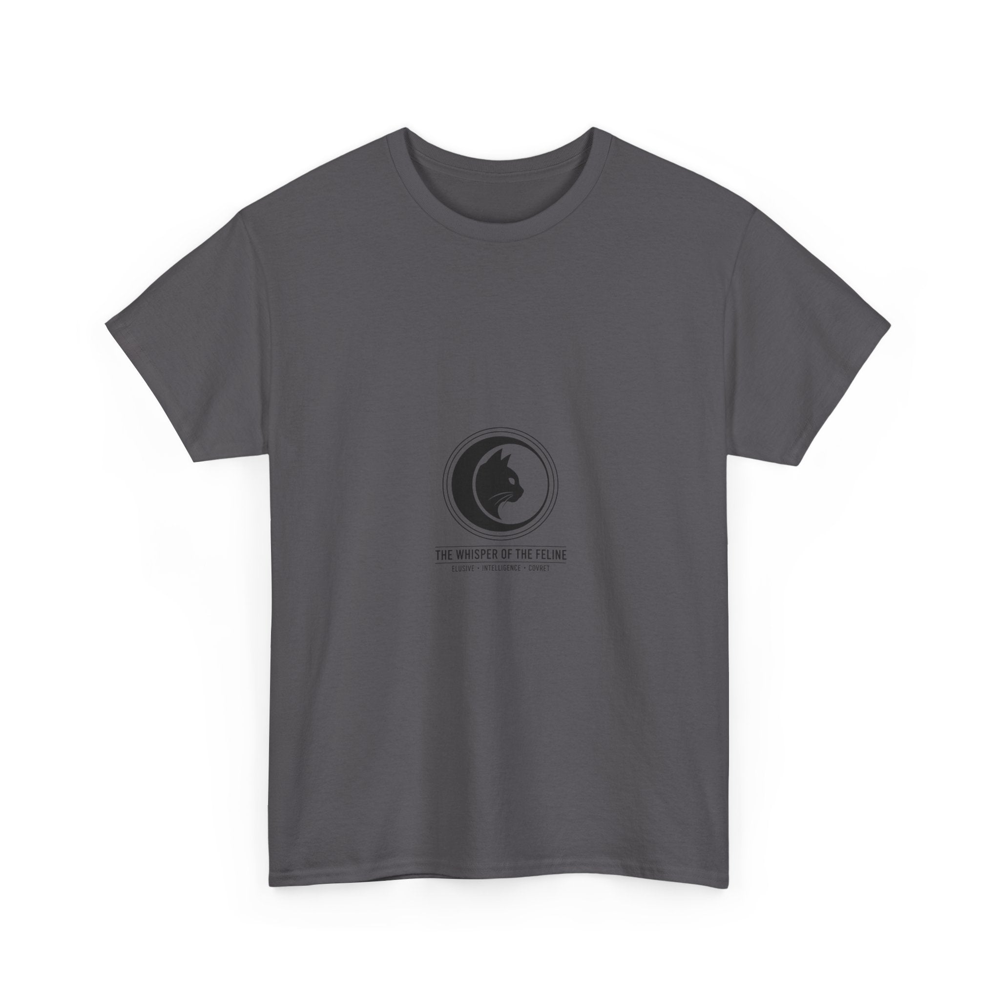 The Whisper of the Feline – Premium Cotton T-Shirt | The CatFather Edition