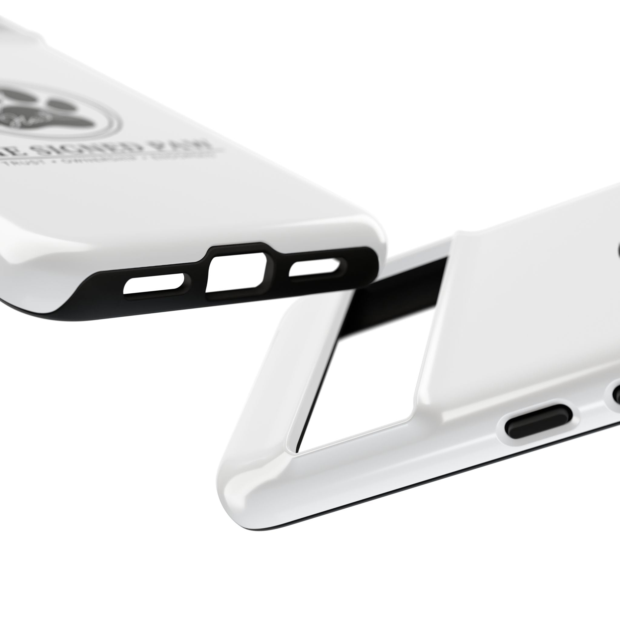 The Signed Paw – Premium Phone Case | CatFather Universe | Luxury Protective Cover