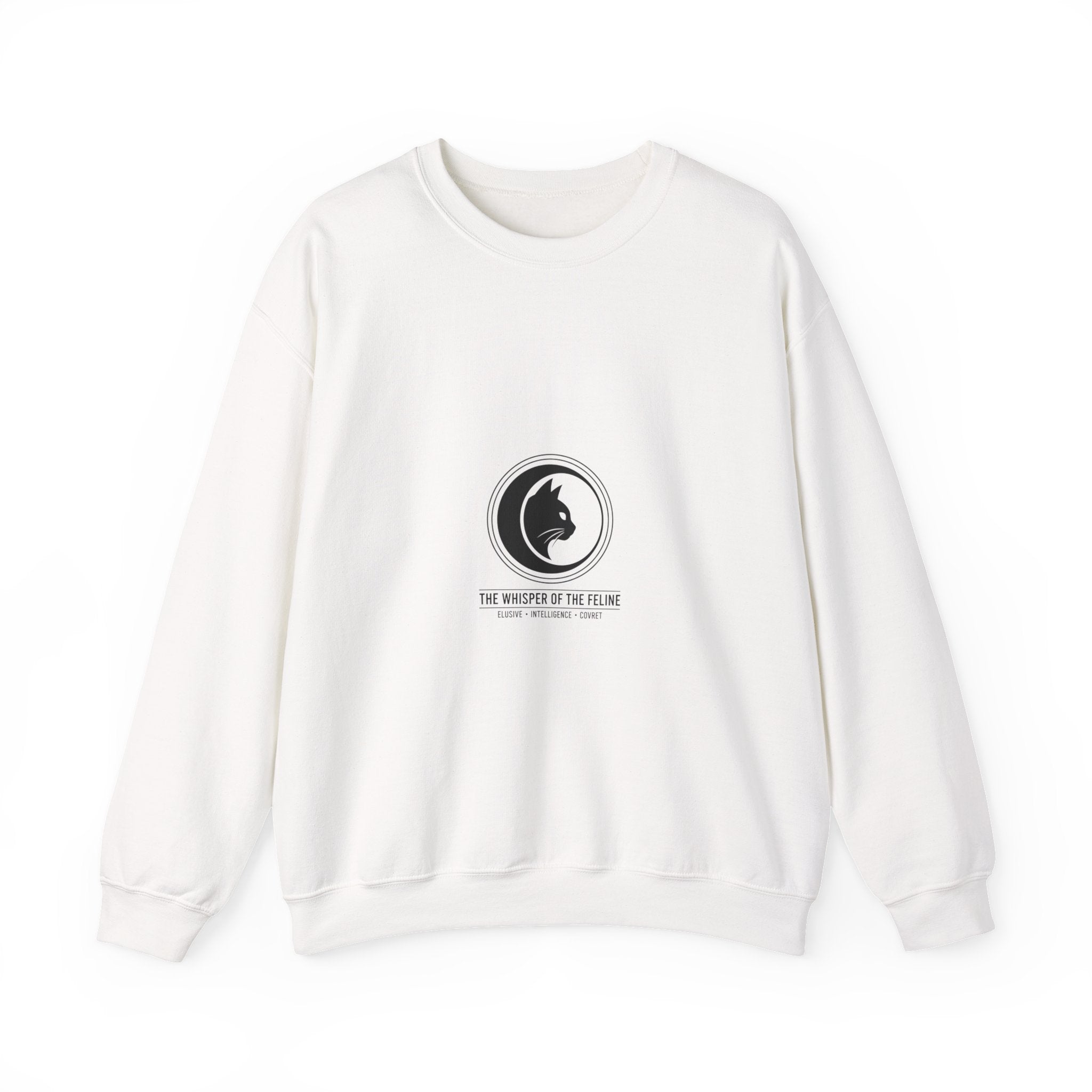 The Whisper of the Feline – Luxury Crewneck Sweatshirt | The CatFather Edition
