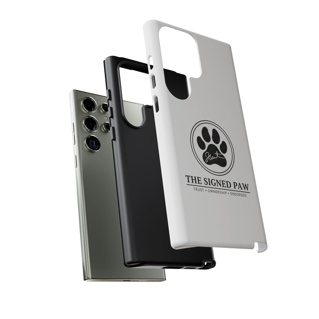 The Signed Paw – Premium Phone Case | CatFather Universe | Luxury Protective Cover