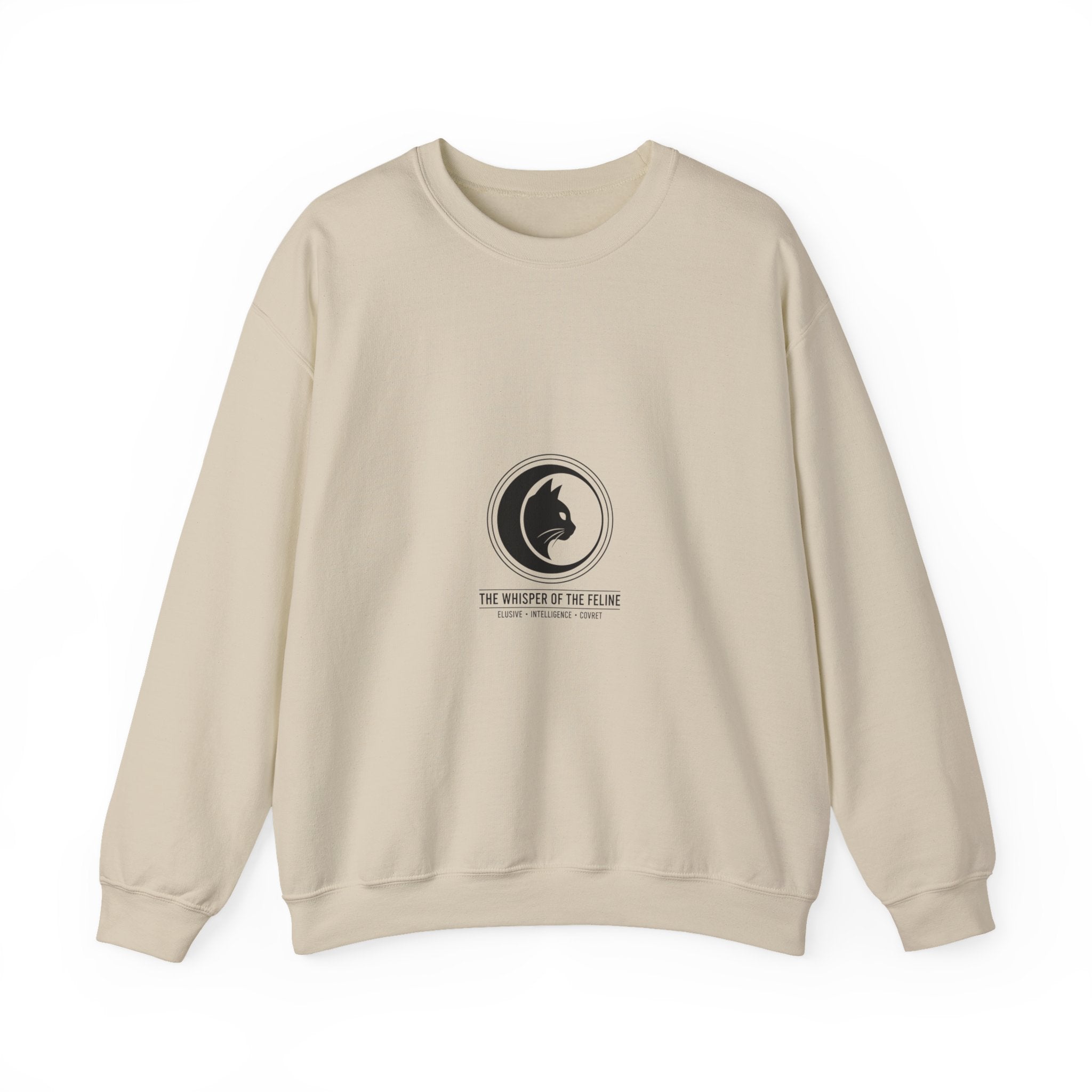 The Whisper of the Feline – Luxury Crewneck Sweatshirt | The CatFather Edition