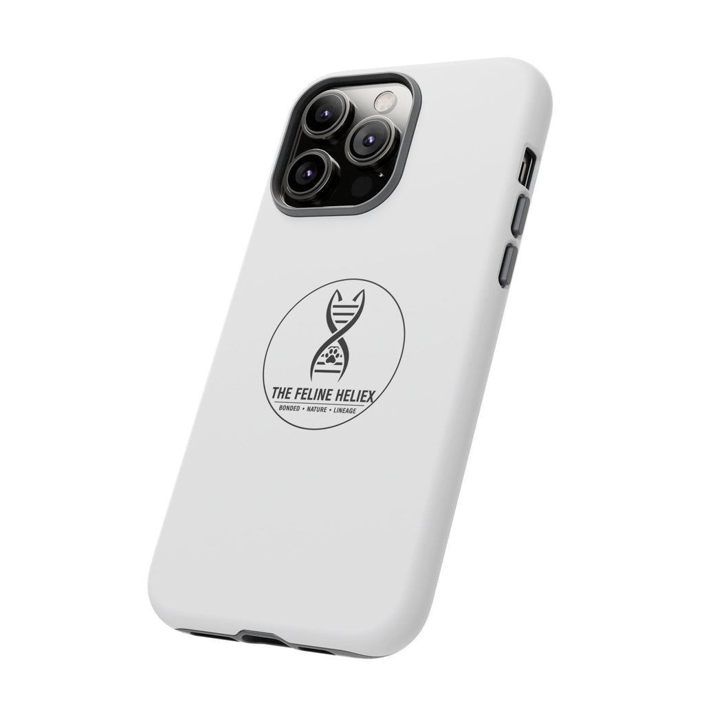 The Feline Heliex – Luxury Dual-Layer Phone Case | The CatFather Genetic Division
