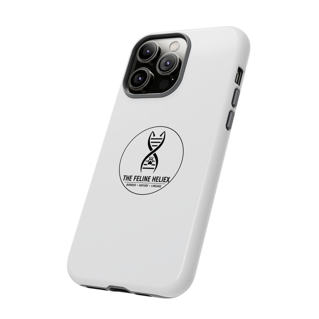 The Feline Heliex – Luxury Dual-Layer Phone Case | The CatFather Genetic Division