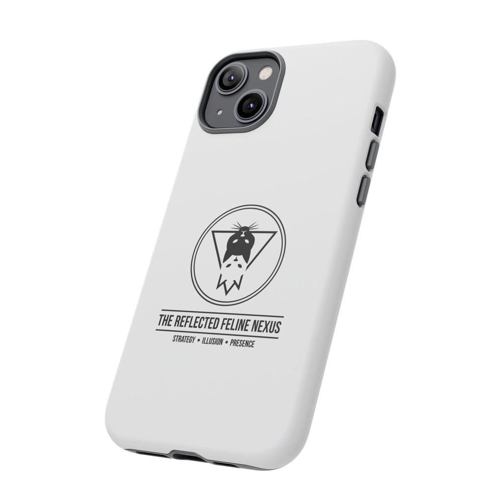 The Reflected Feline Nexus – Luxury Phone Case | The CatFather Collection