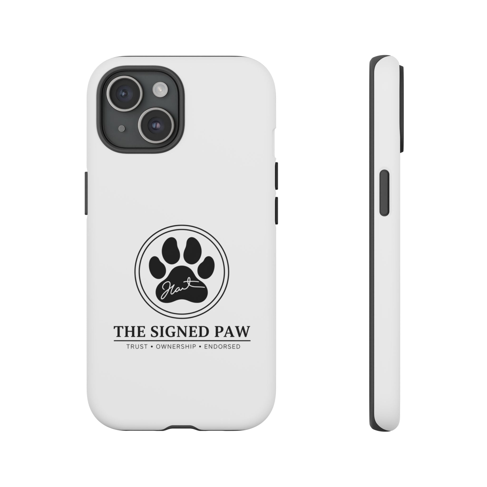 The Signed Paw – Premium Phone Case | CatFather Universe | Luxury Protective Cover