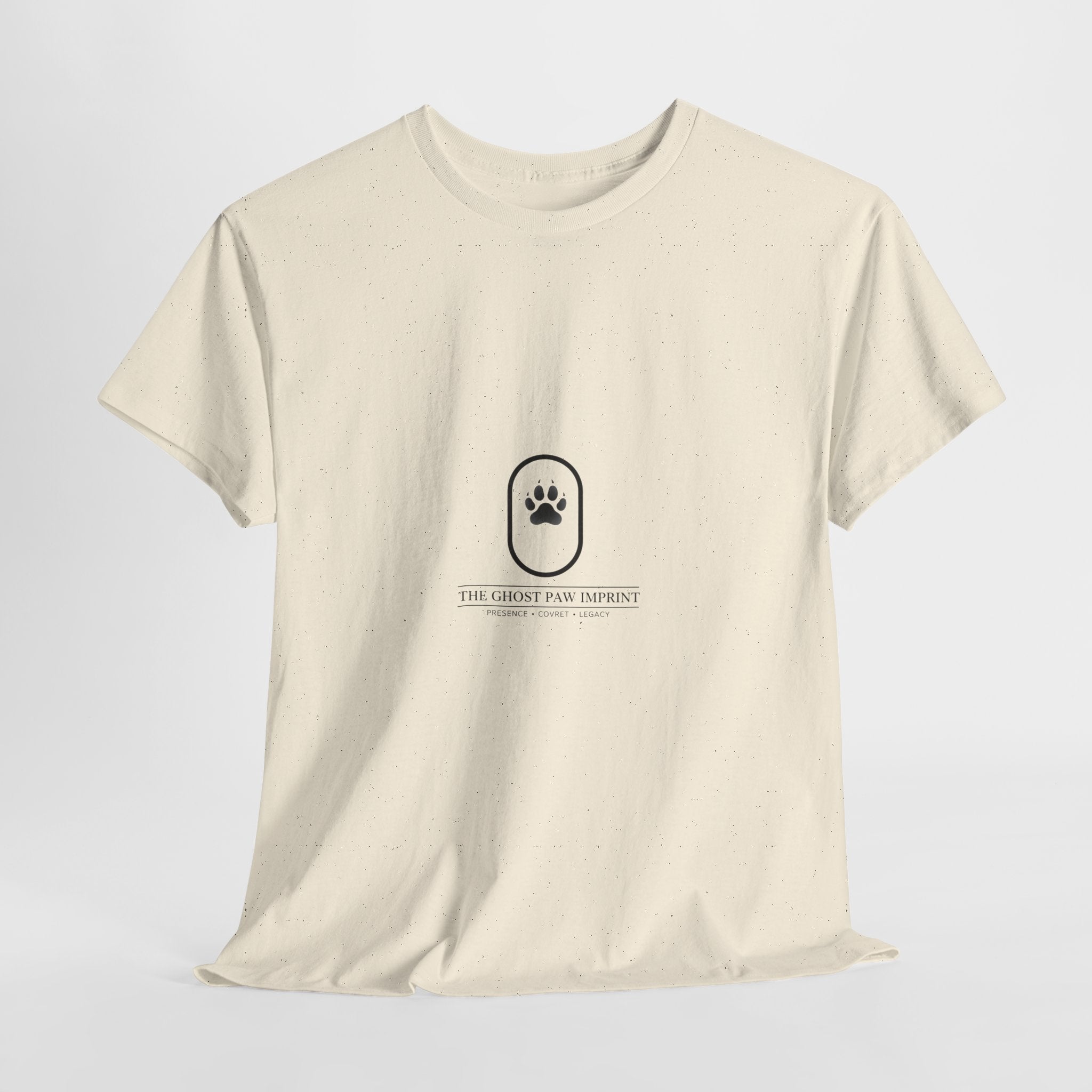 The Ghost Paw Imprint – Unisex Heavy Cotton Tee | The CatFather Legacy Collection