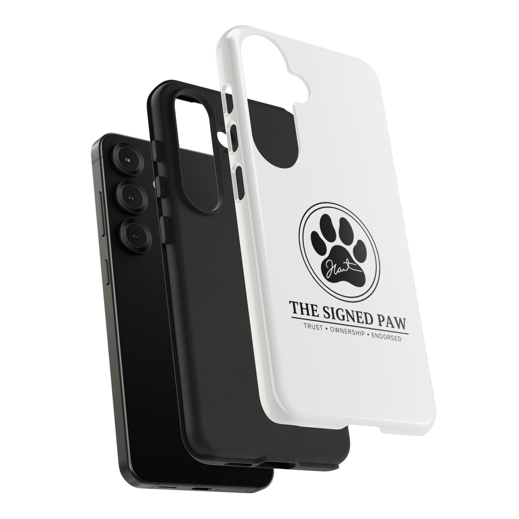 The Signed Paw – Premium Phone Case | CatFather Universe | Luxury Protective Cover