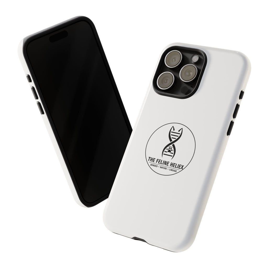 The Feline Heliex – Luxury Dual-Layer Phone Case | The CatFather Genetic Division