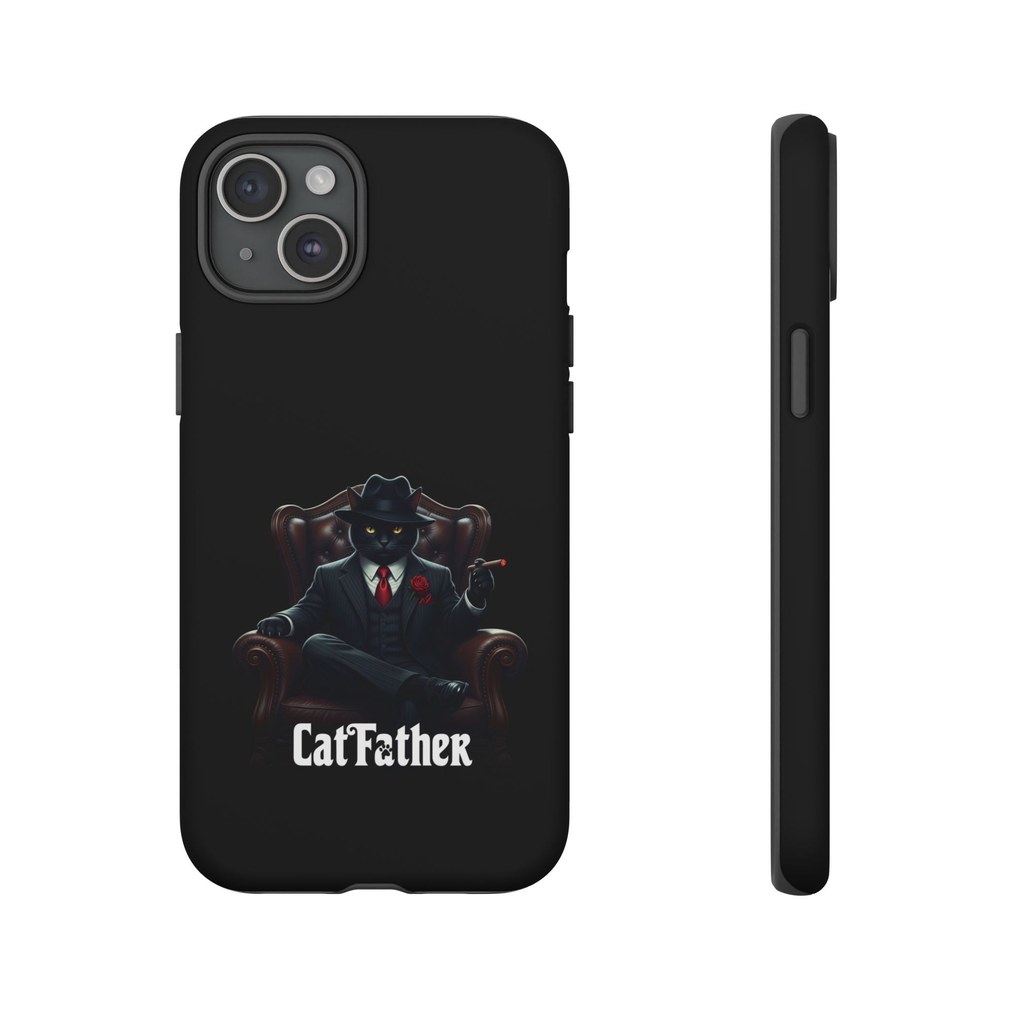 The CatFather Throne Case – Luxury Mafia Edition | Cinematic Power in Your Palm