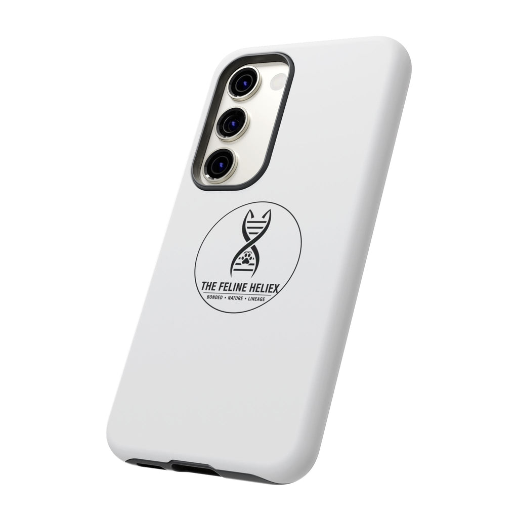 The Feline Heliex – Luxury Dual-Layer Phone Case | The CatFather Genetic Division