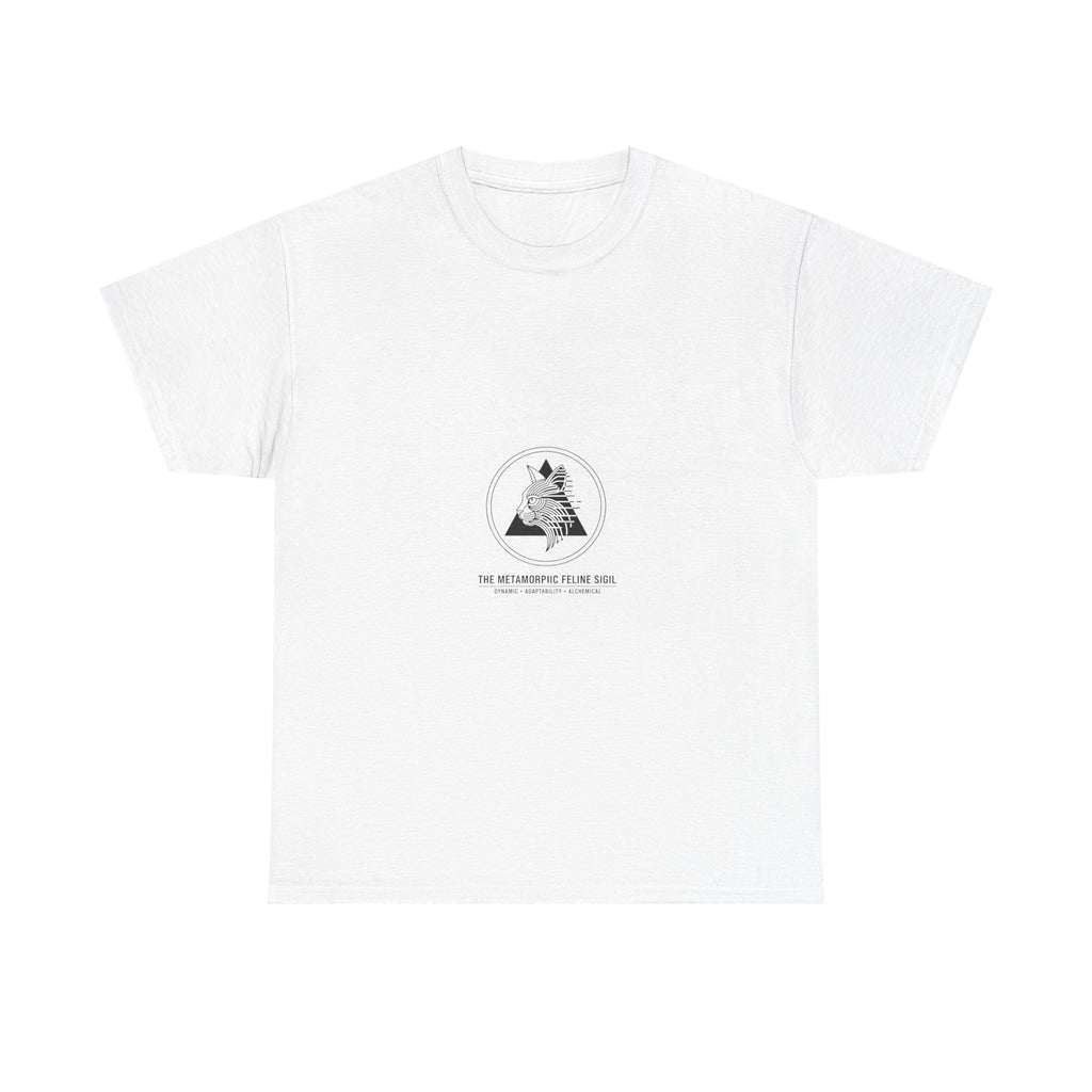 The Metamorphic Feline Soul – Evolutionary Legacy Unisex Heavy Cotton Tee | The CatFather Metamorphic Division