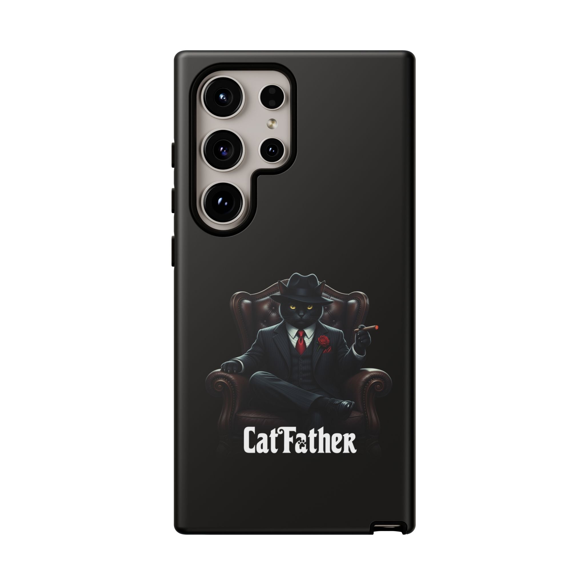 The CatFather Throne Case – Luxury Mafia Edition | Cinematic Power in Your Palm