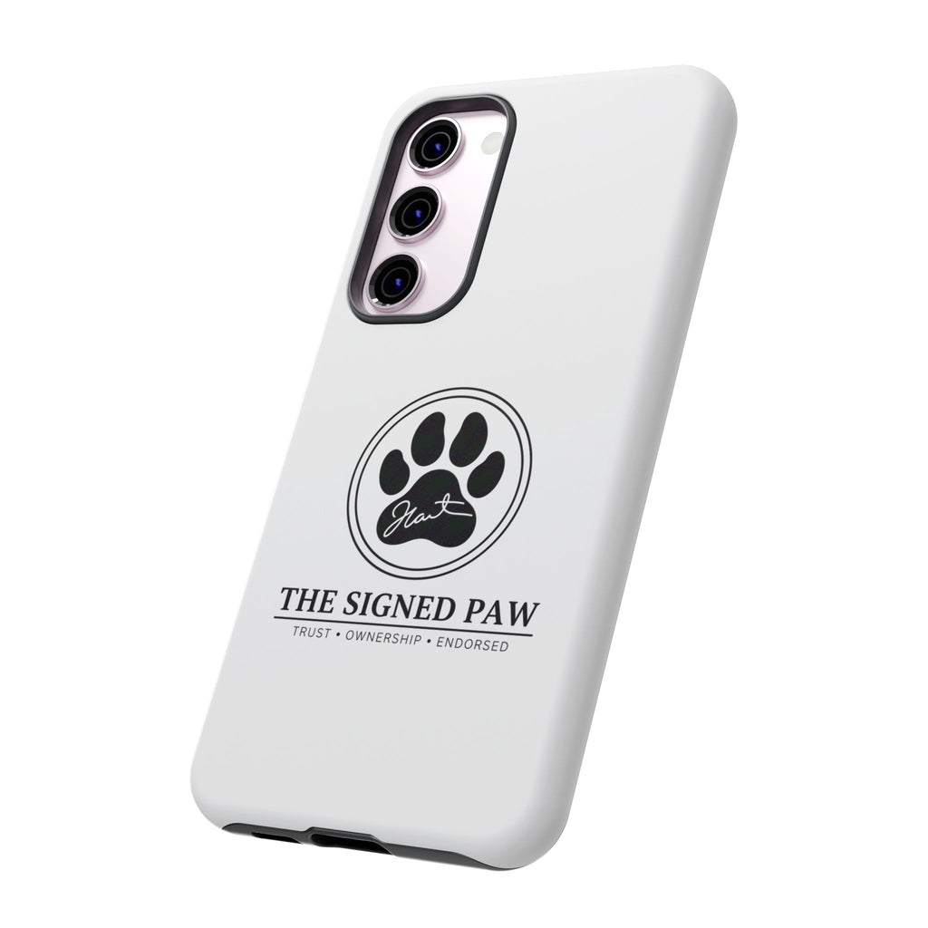 The Signed Paw – Premium Phone Case | CatFather Universe | Luxury Protective Cover