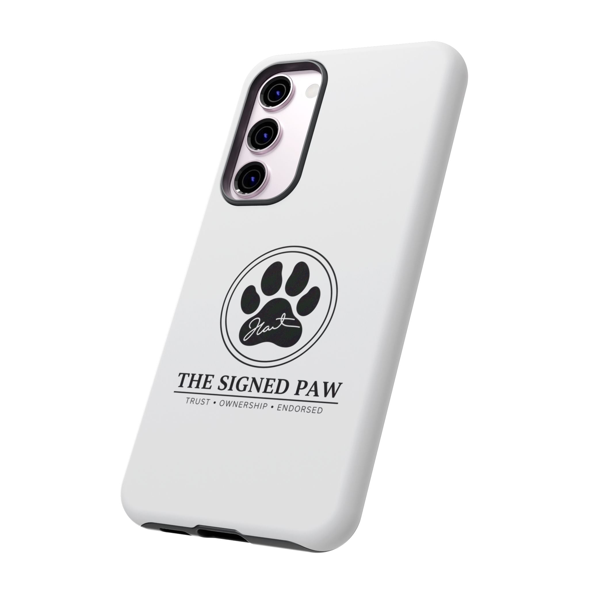 The Signed Paw – Premium Phone Case | CatFather Universe | Luxury Protective Cover